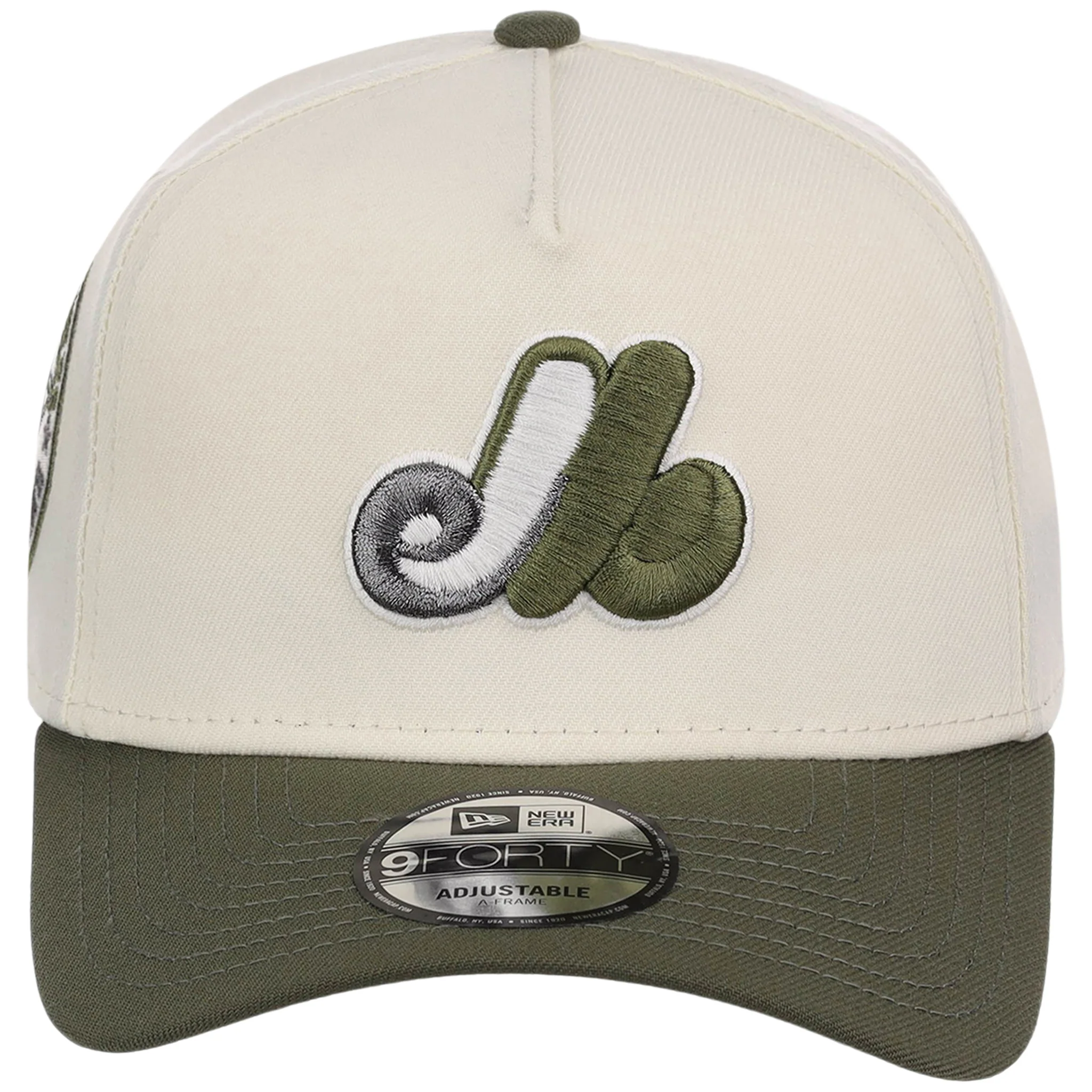 Montreal Expos MLB Chrome Olive New Era 9FORTY - Image 5