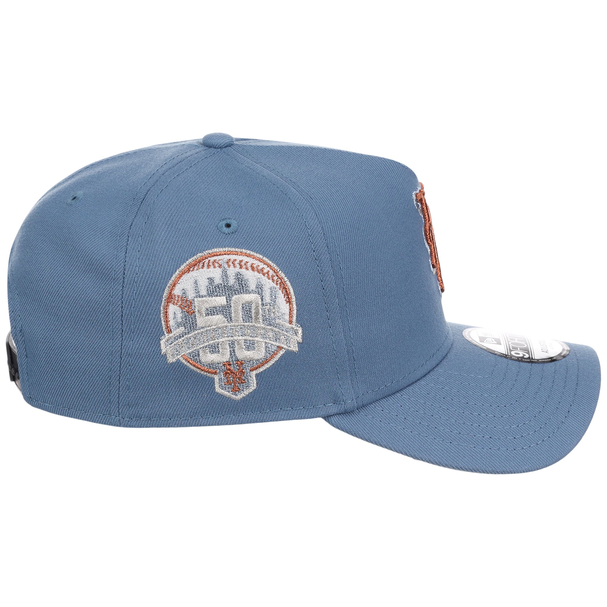 New York Mets MLB Faded Blue New Era 9FORTY - Image 3