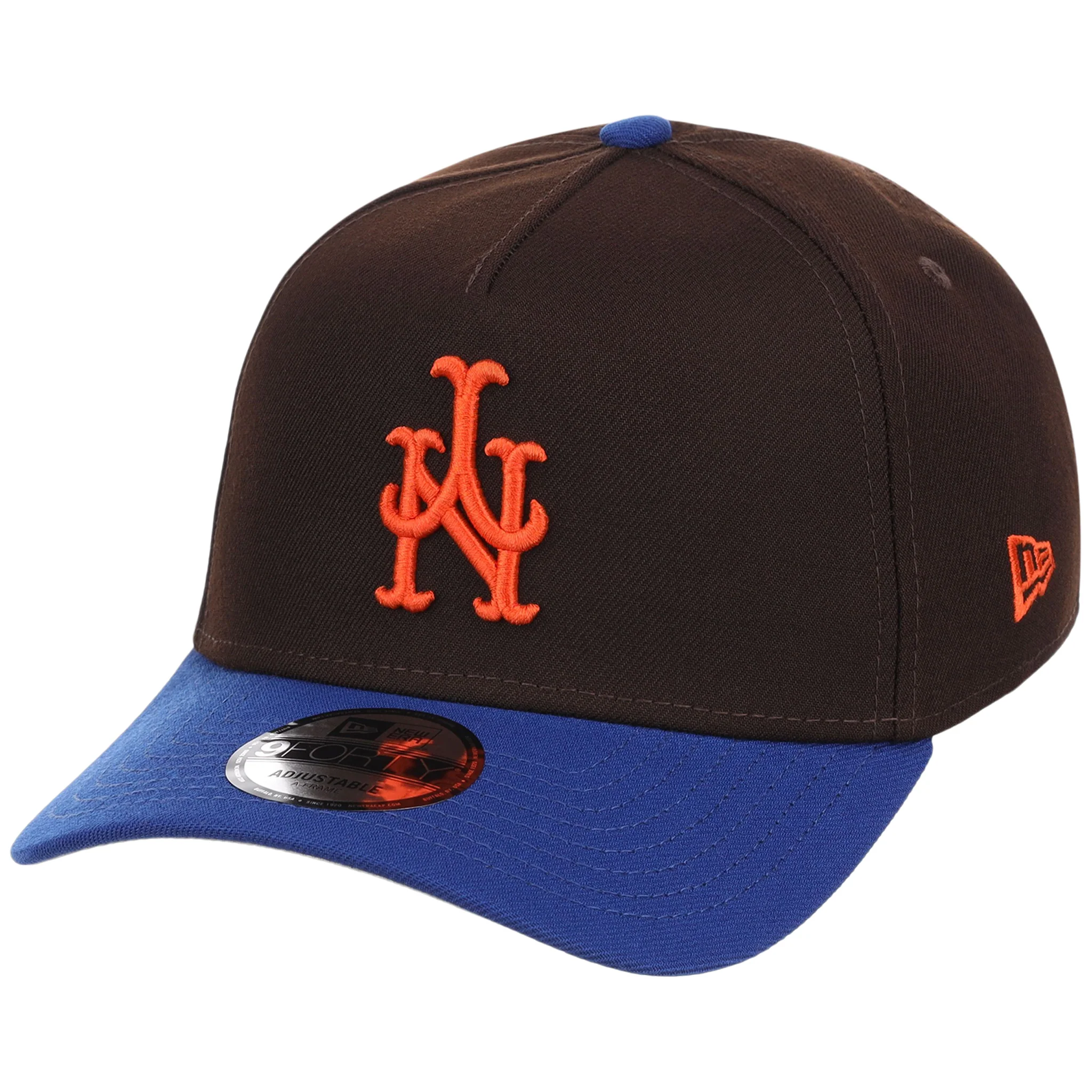 New York Mets MLB Flipmode 2.0 New Era 9FORTY A-Frame (Black/Royal/Gray) - Image 4