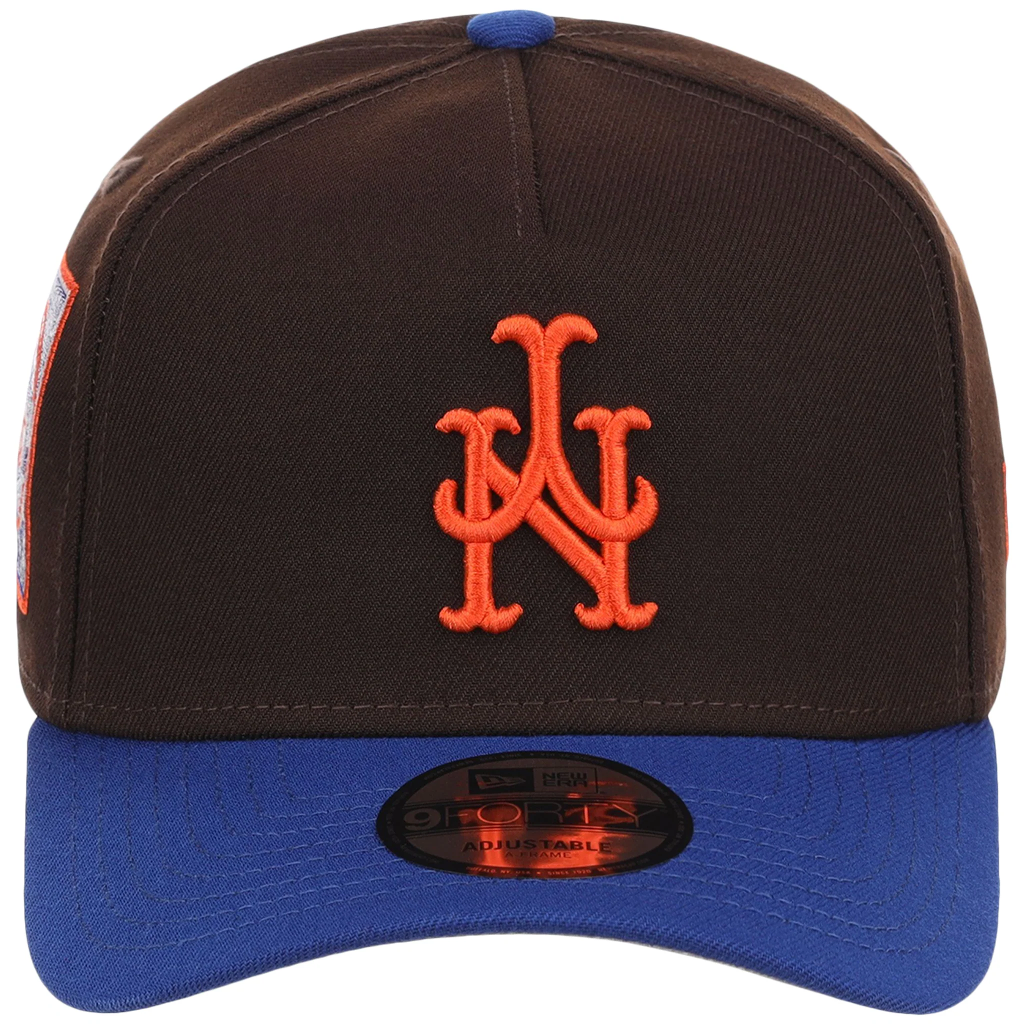 New York Mets MLB Flipmode 2.0 New Era 9FORTY A-Frame (Black/Royal/Gray) - Image 5