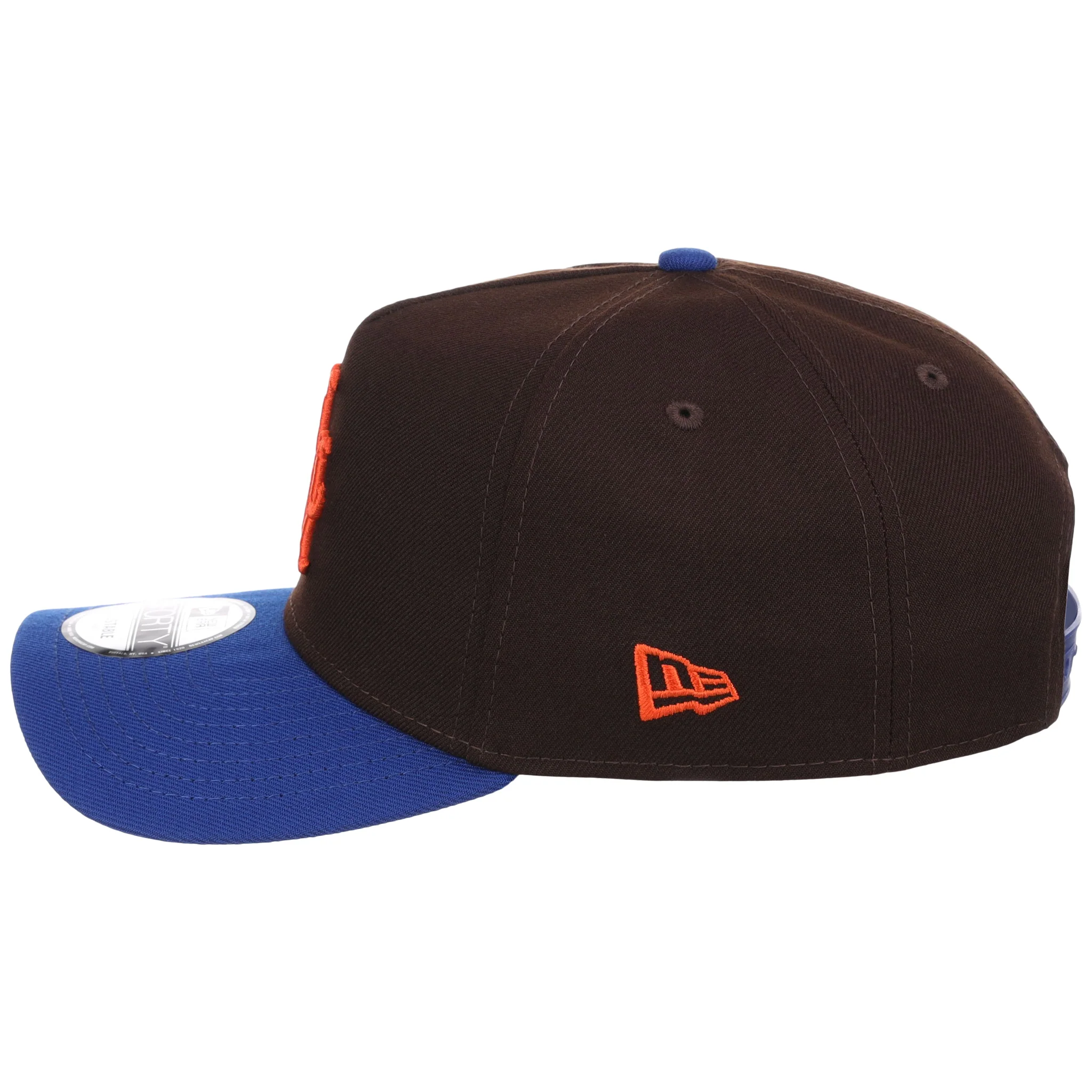New York Mets MLB Flipmode 2.0 New Era 9FORTY A-Frame (Black/Royal/Gray) - Image 6