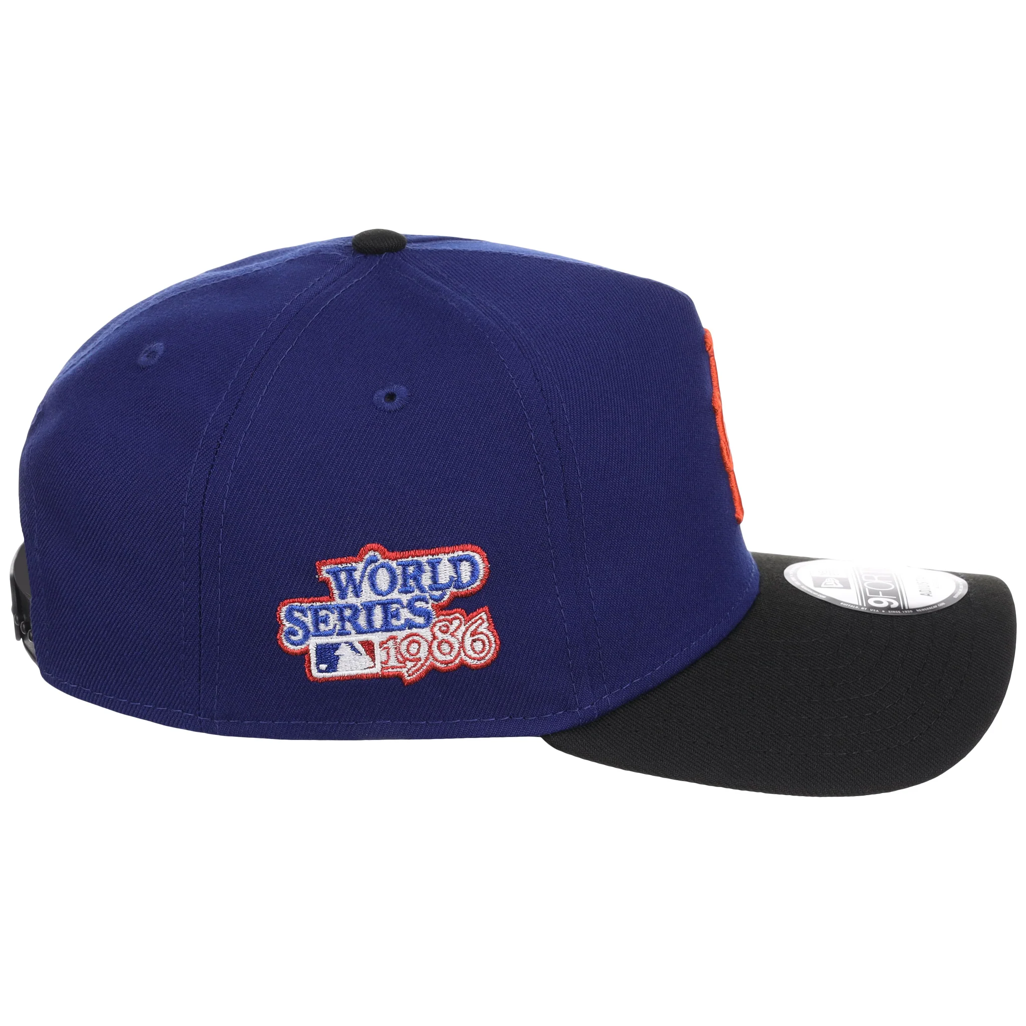 New York Mets MLB Flipmode 2.0 New Era 9FORTY A-Frame (Royal/Black/Gray) - Image 3