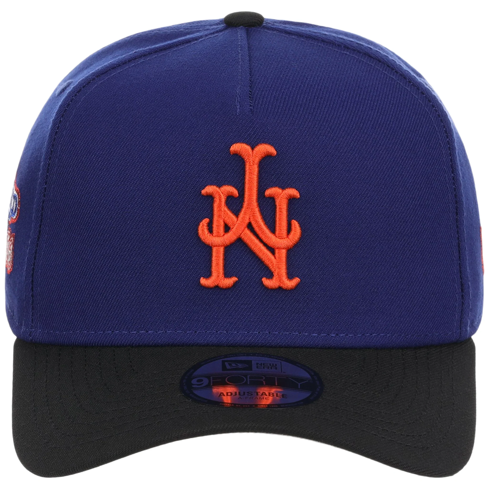 New York Mets MLB Flipmode 2.0 New Era 9FORTY A-Frame (Royal/Black/Gray) - Image 5