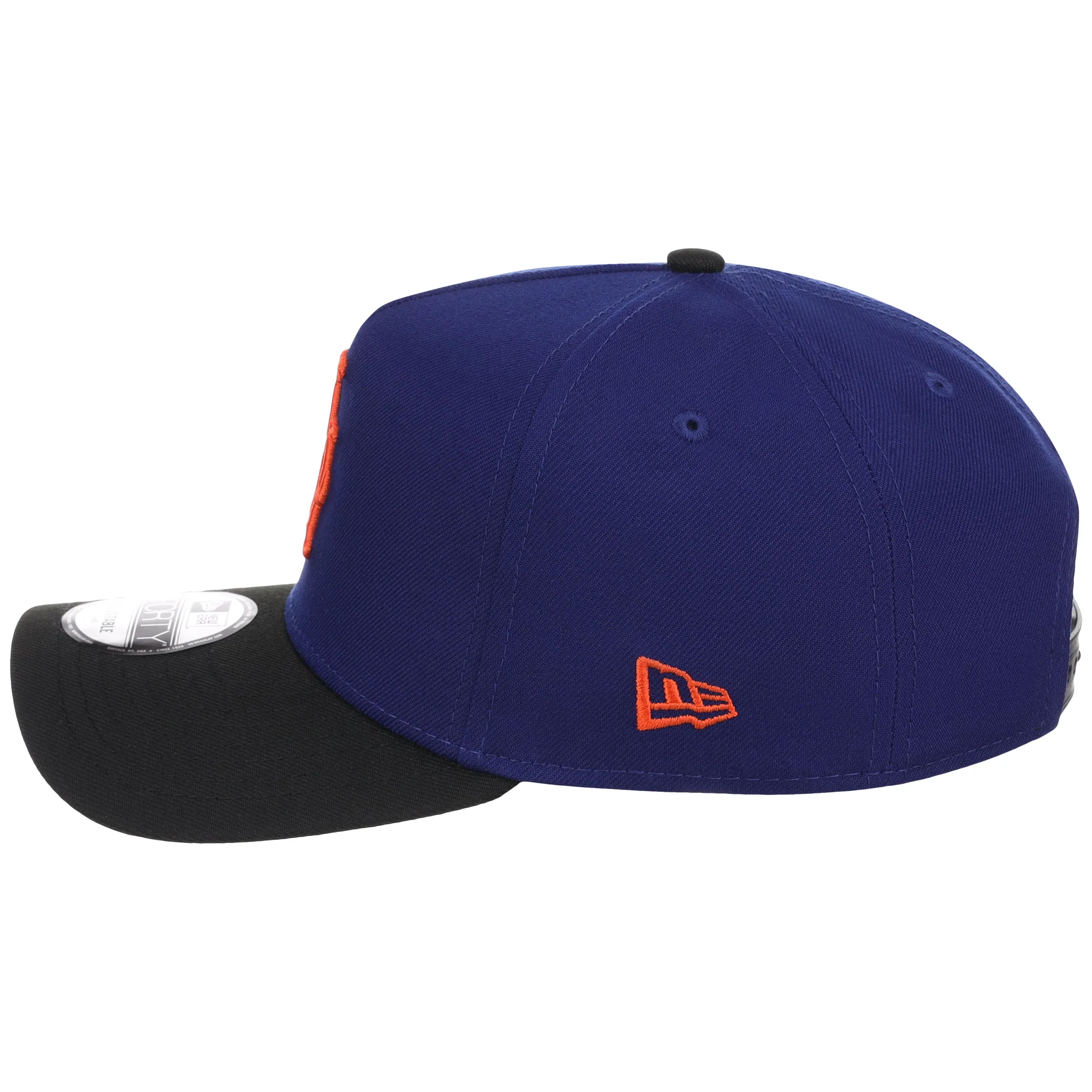New York Mets MLB Flipmode 2.0 New Era 9FORTY A-Frame (Royal/Black/Gray) - Image 6