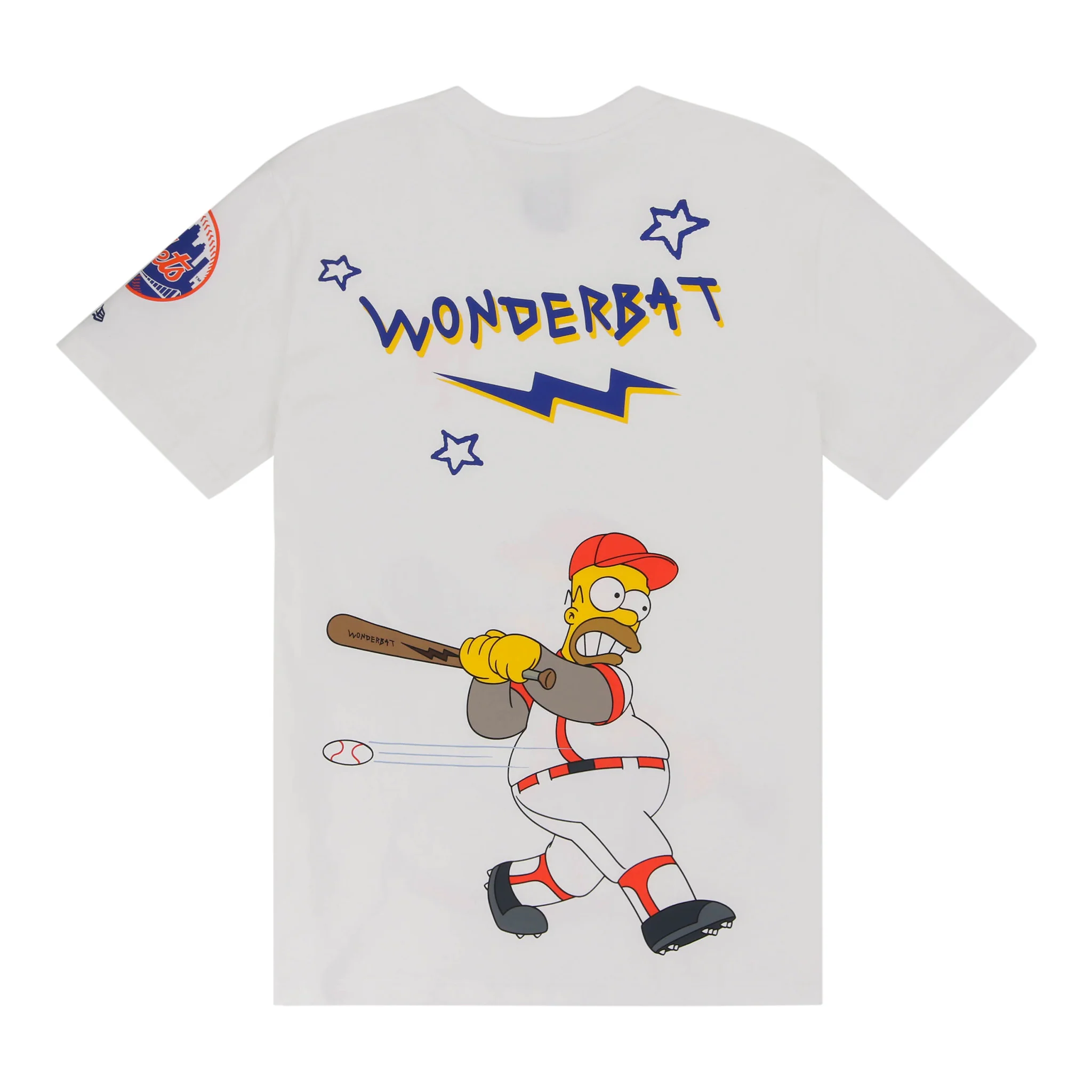 New York Mets MLB Simpsons 'Wonderbat' New Era T-Shirt - Image 2
