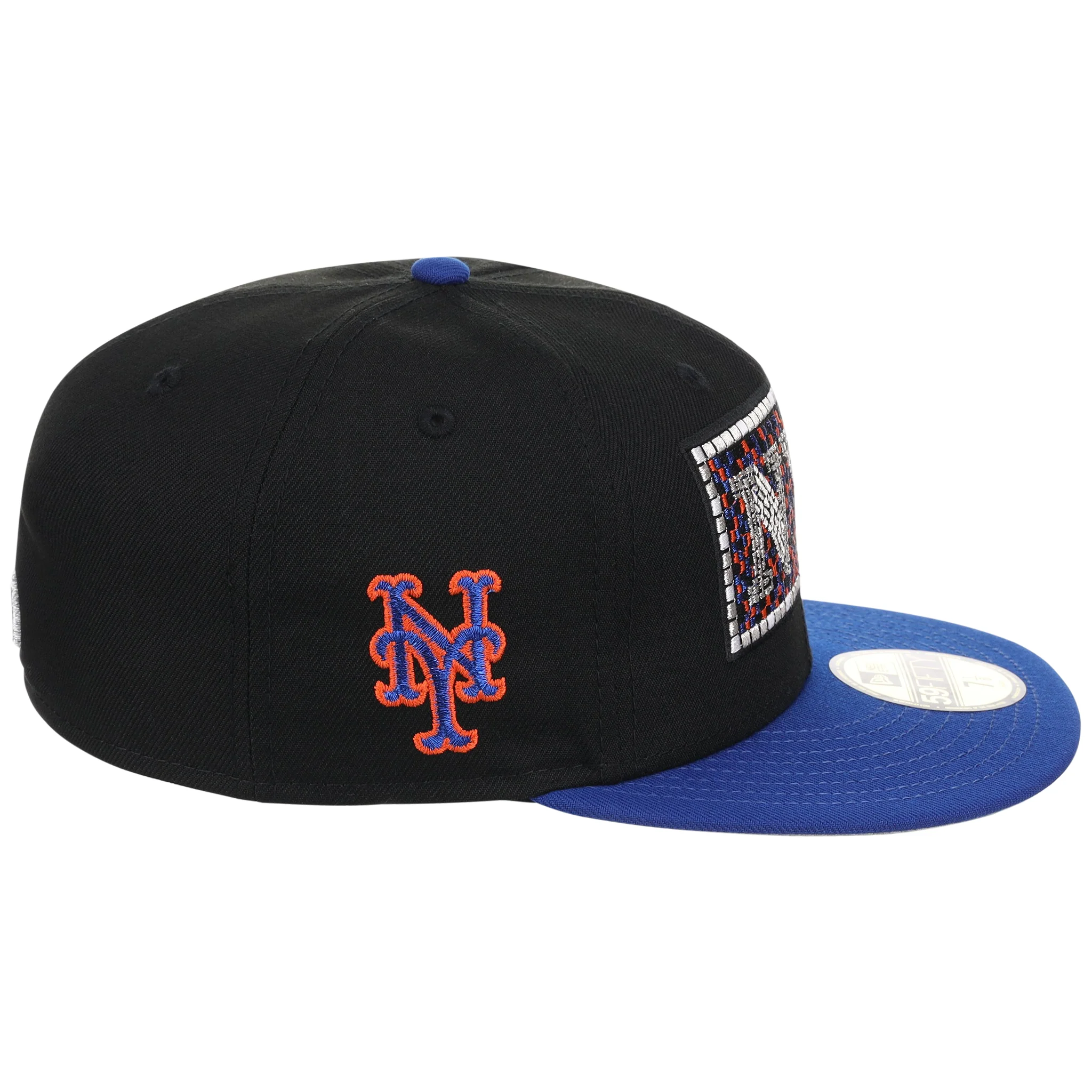 New York Mets - New York Crown the City - Subway Tile New Era 59FIFTY - Black/Royal - Image 3