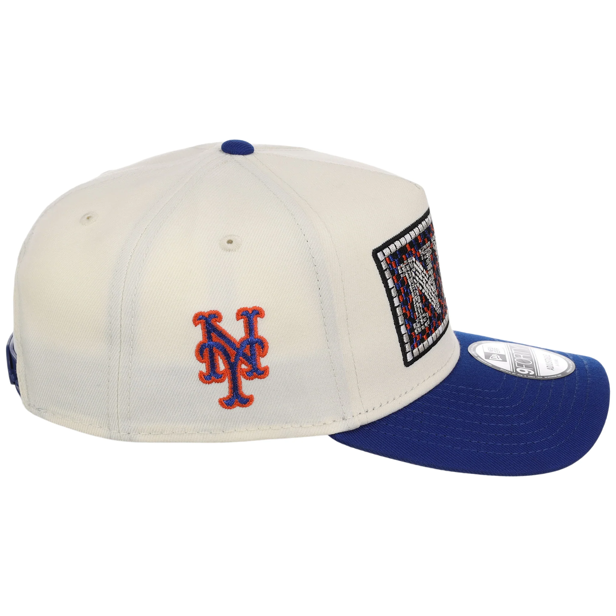 New York Mets - New York Crown the City - Subway Tile New Era 9FORTY - Chrome/Royal - Image 3