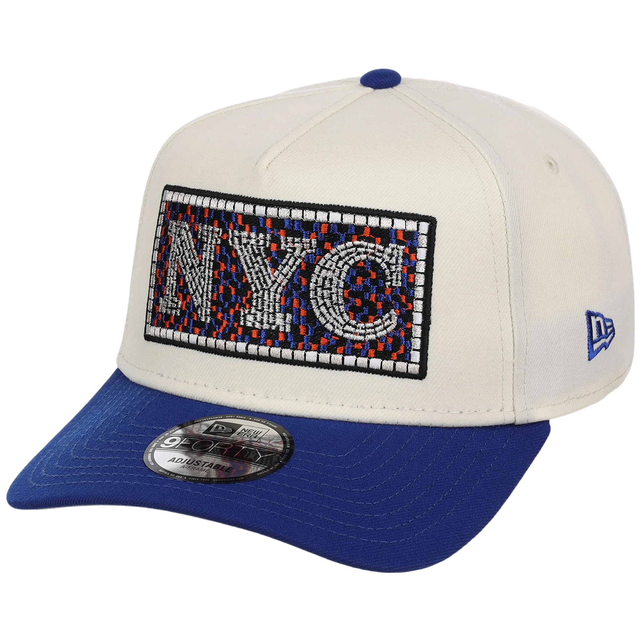 New York Mets - New York Crown the City - Subway Tile New Era 9FORTY - Chrome/Royal - Image 4