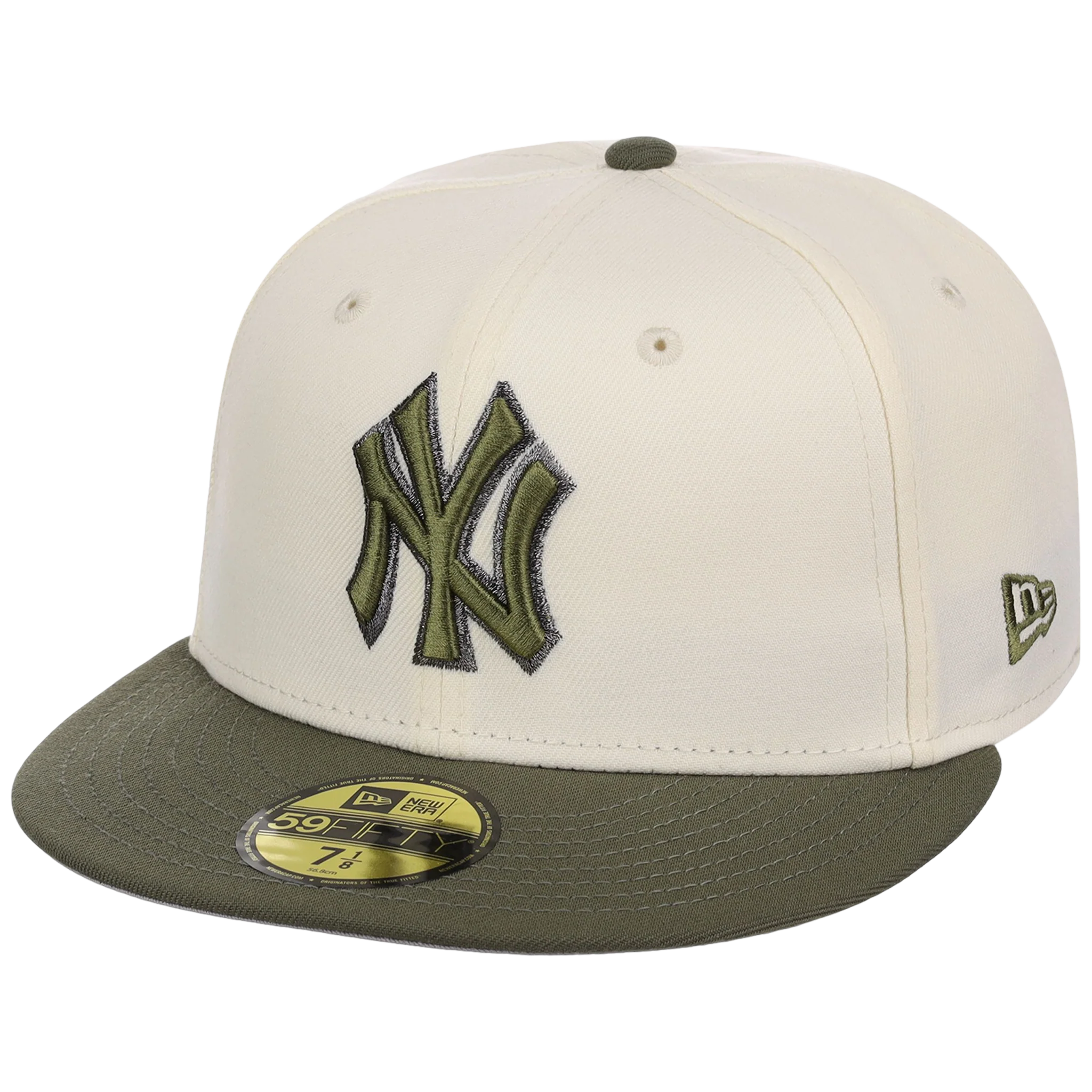 New York Yankees MLB Chrome Olive New Era 59FIFTY - Image 4