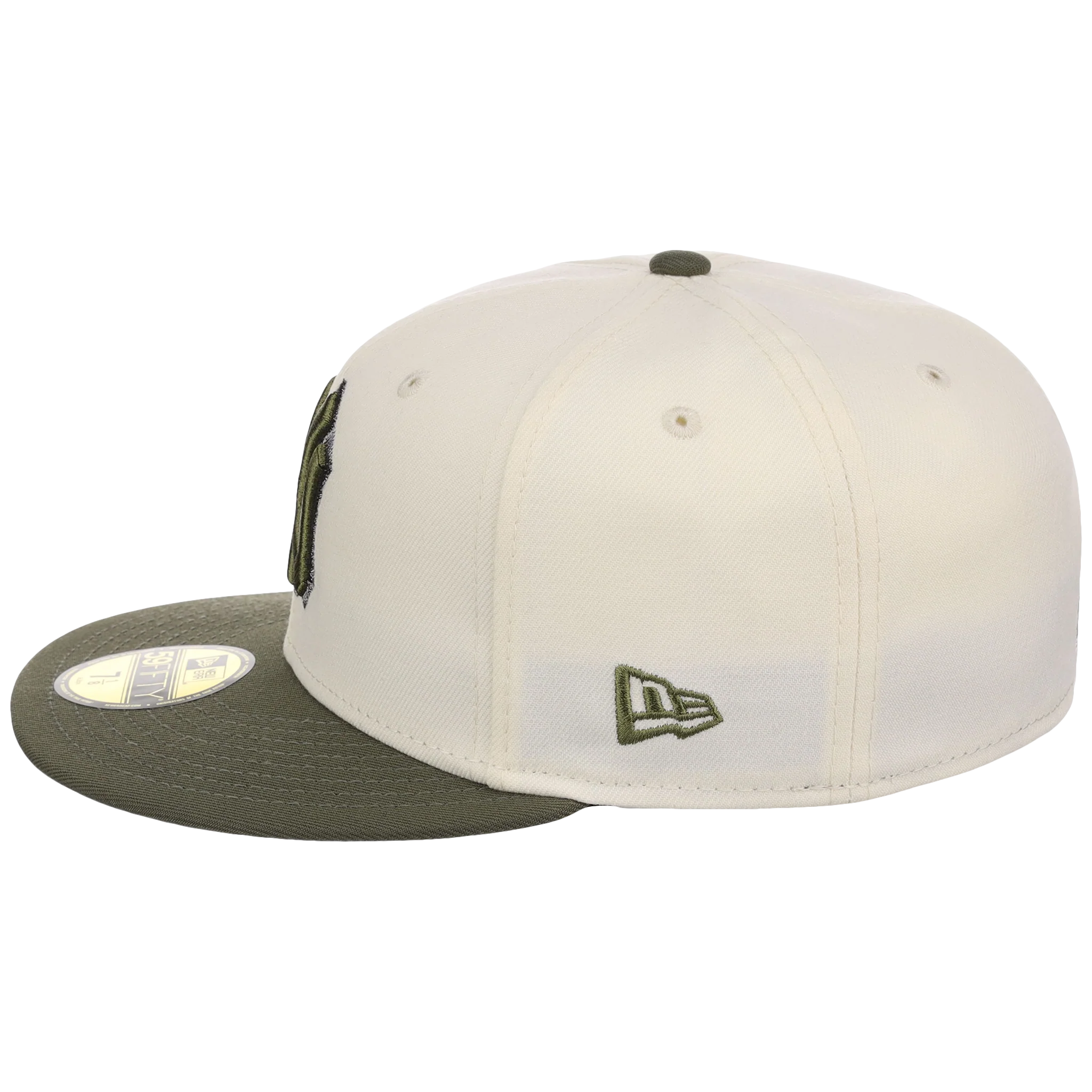 New York Yankees MLB Chrome Olive New Era 59FIFTY - Image 6