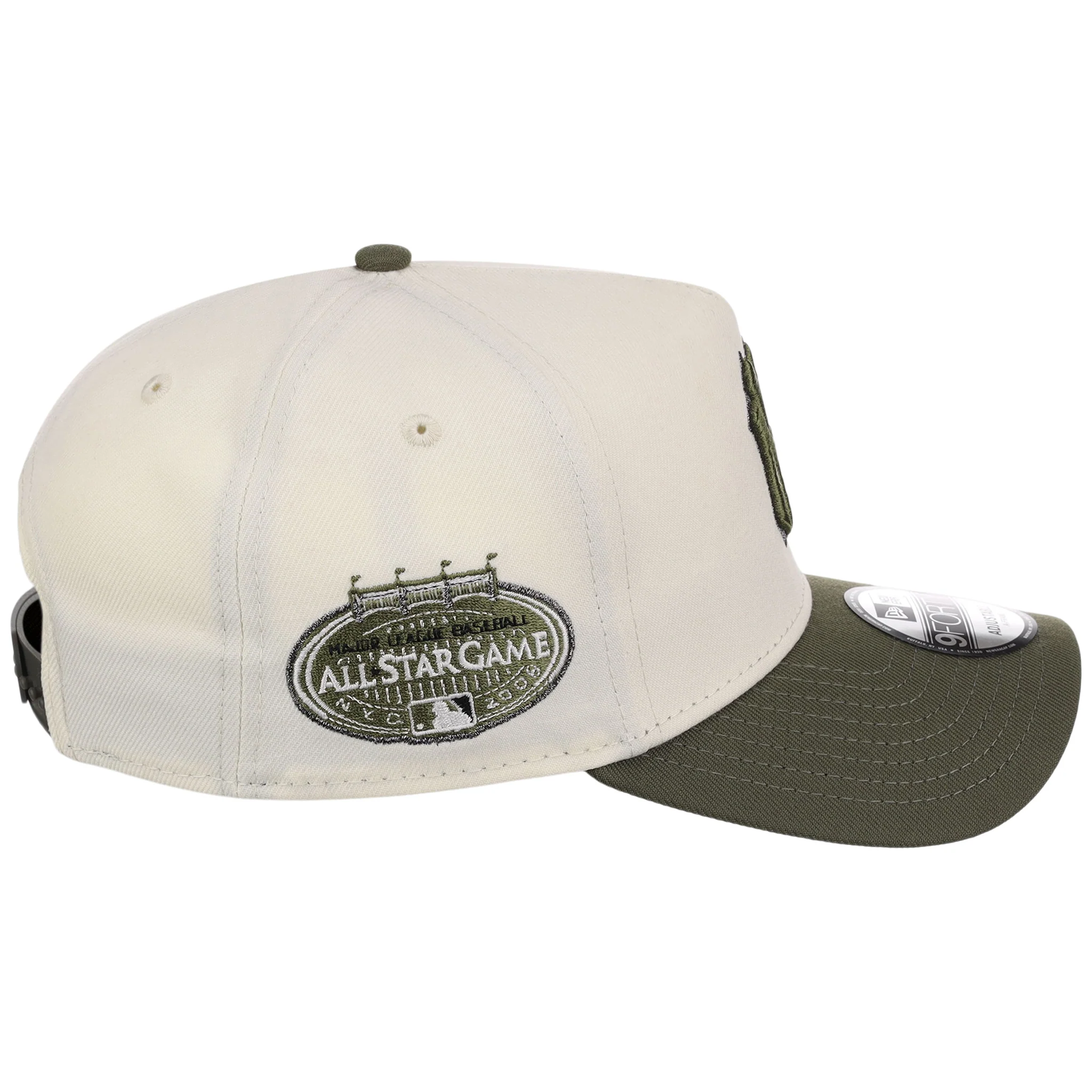 New York Yankees MLB Chrome Olive New Era 9FORTY - Image 3