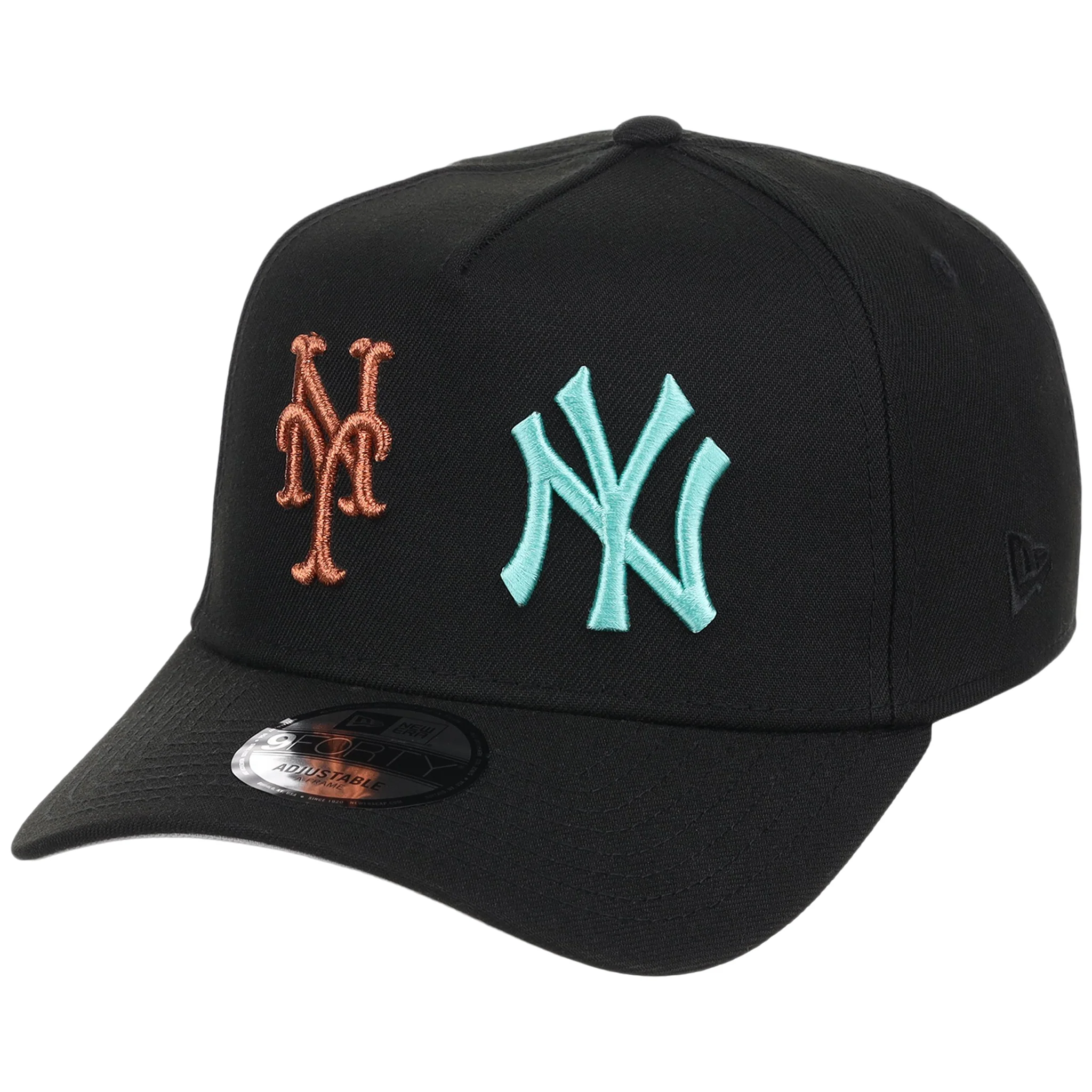 New York Yankees - New York Crown the City - Double Whammy New Era 9FORTY - Black/Black - Image 4