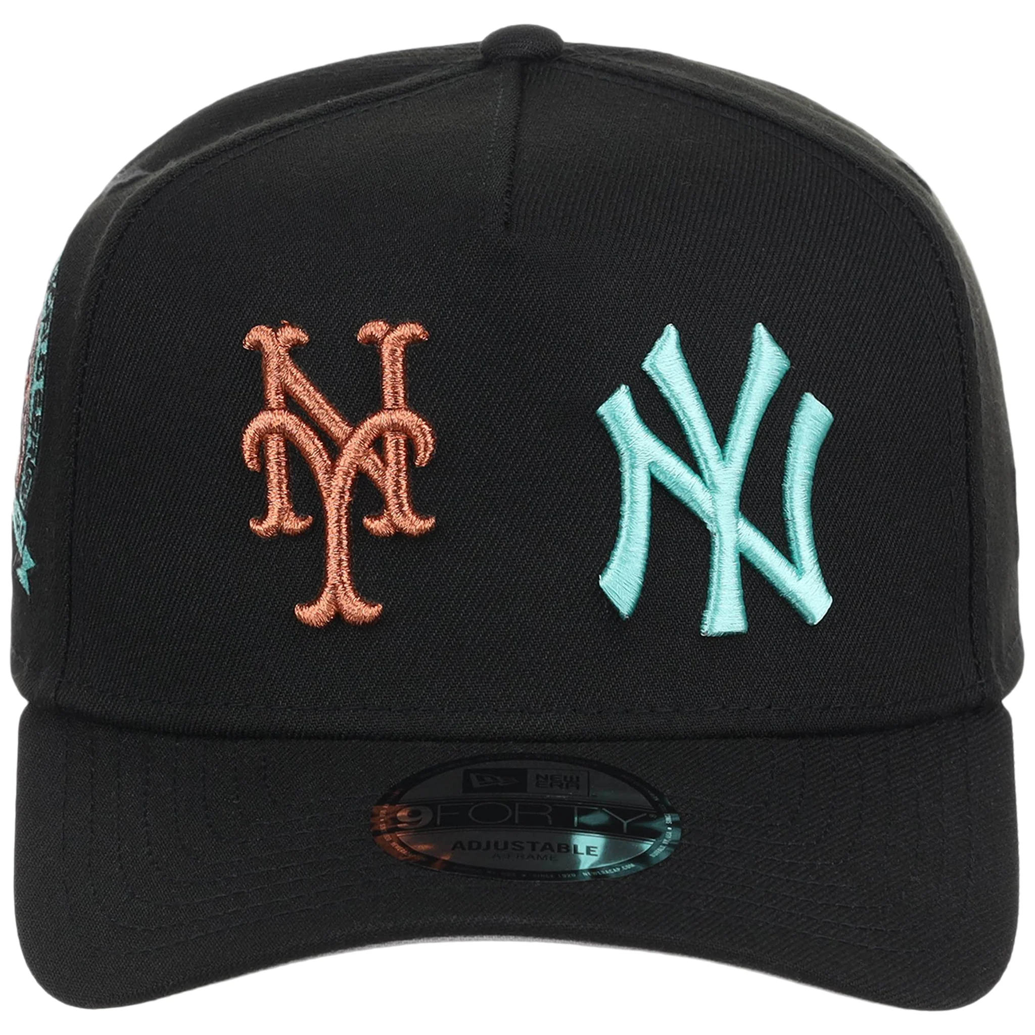 New York Yankees - New York Crown the City - Double Whammy New Era 9FORTY - Black/Black - Image 5