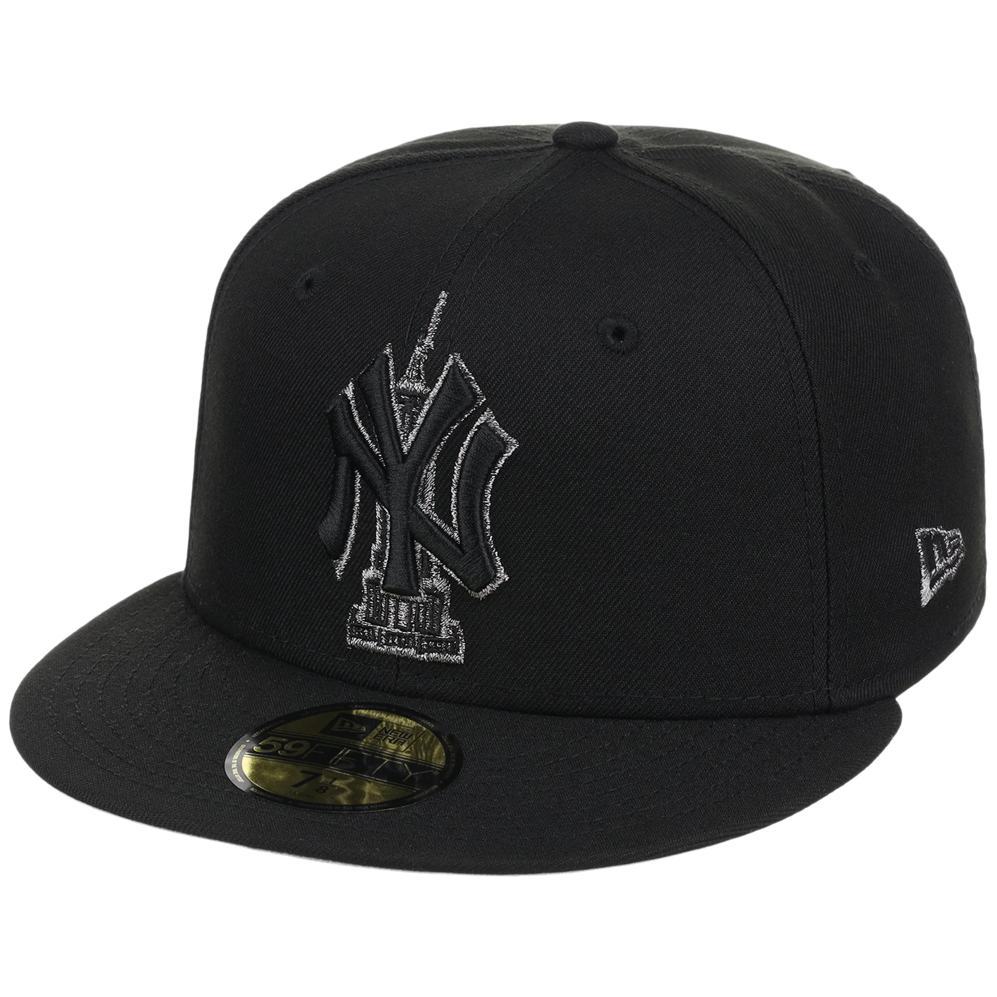 New York Yankees - New York Crown the City - Empire State New Era 59FIFTY - Black/Black - Image 4