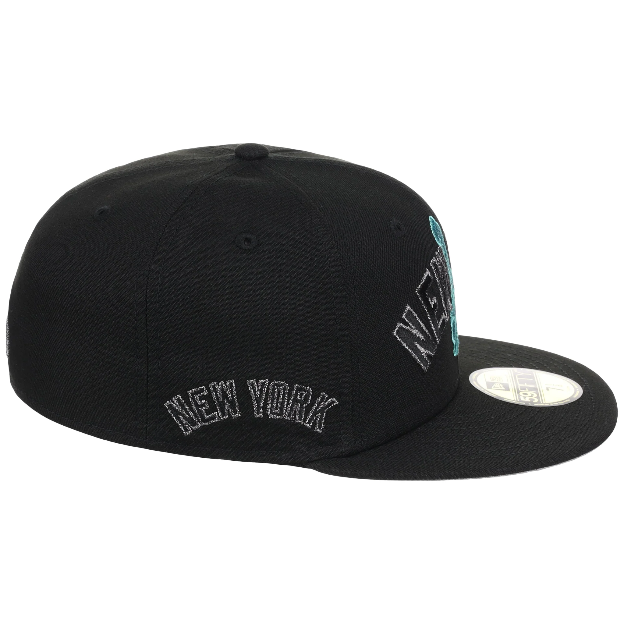 New York Yankees - New York Crown the City - Liberty New Era 59FIFTY - Black/Black - Image 3