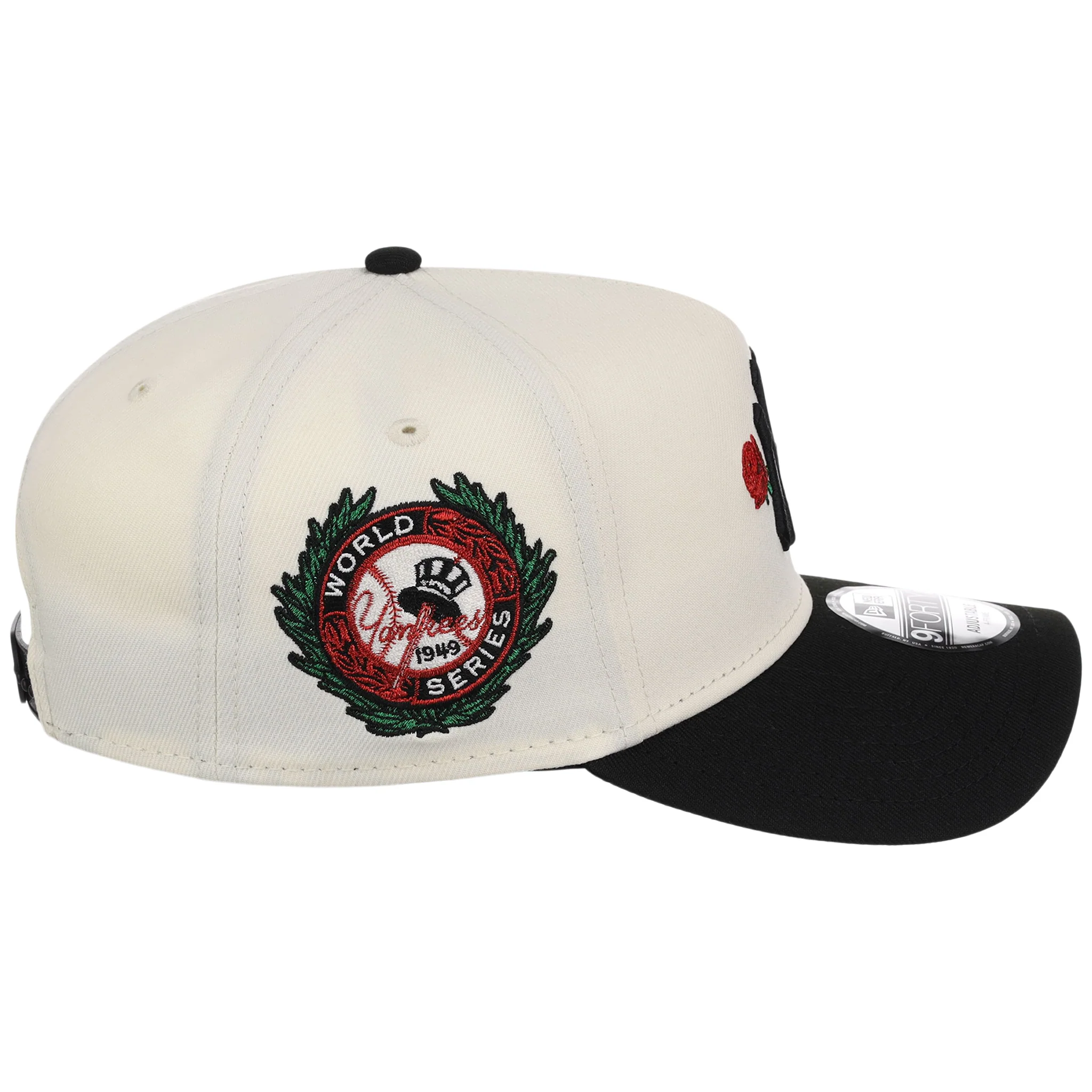 New York Yankees - New York Crown the City - Rose New Era 9FORTY - Chrome/Black - Image 3