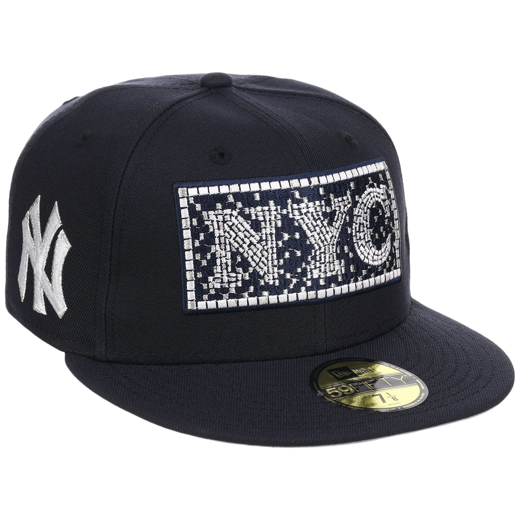 New York Yankees - New York Crown the City - Subway Tile New Era 59FIFTY - Navy/Navy