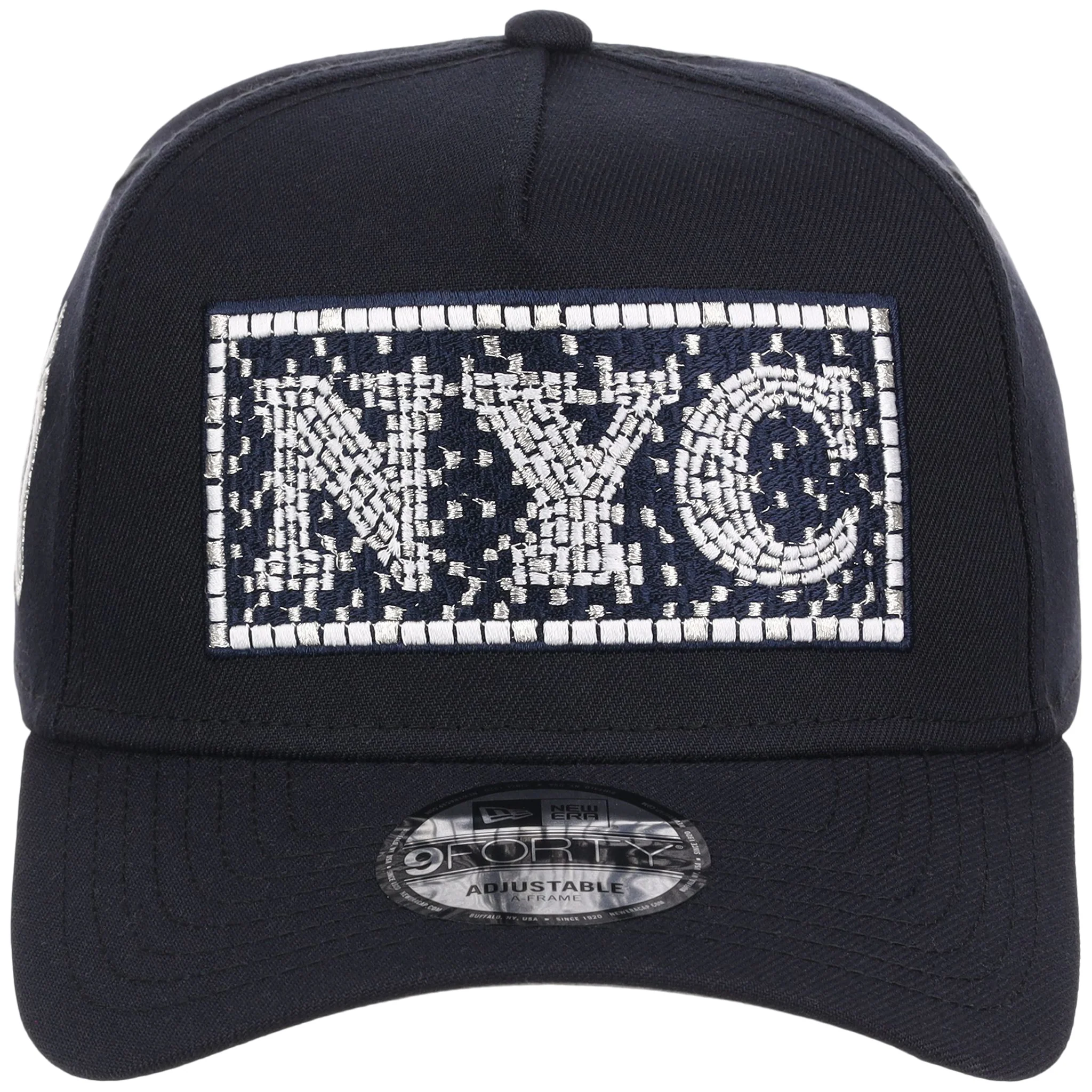 New York Yankees - New York Crown the City - Subway Tile New Era 9FORTY - Navy/Navy - Image 5