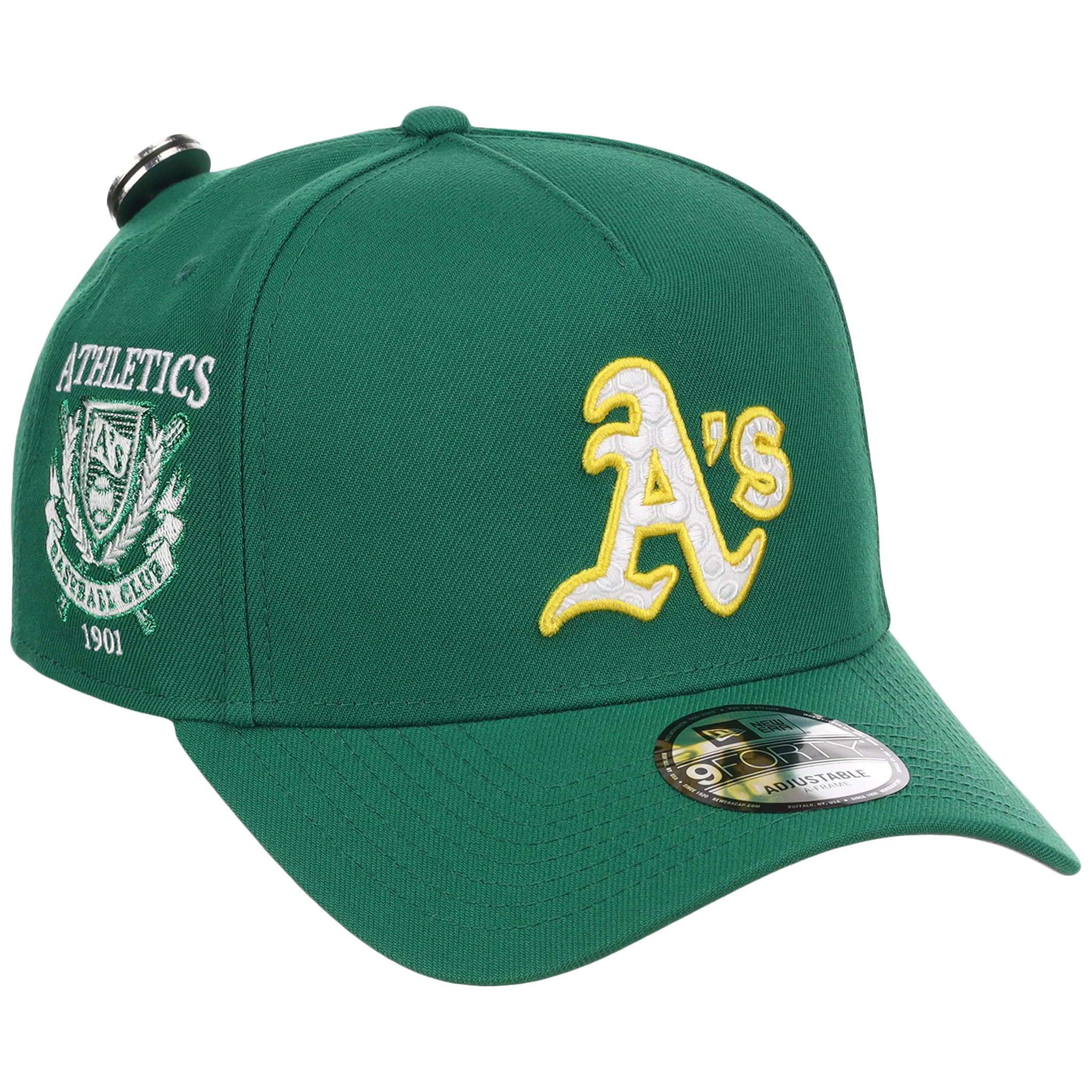 Oakland Athletics MLB Augusta Bloom New Era 9FORTY w/ Golf Pin