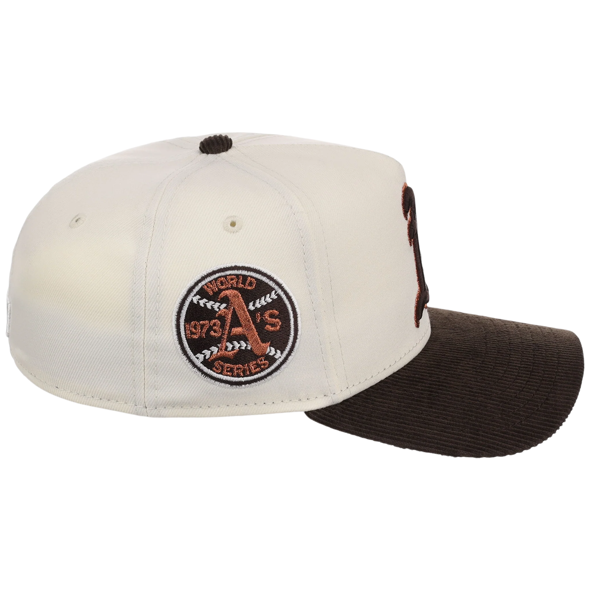 Oakland Athletics MLB Chrome Walnut Cord New Era 59FORTY - Image 3