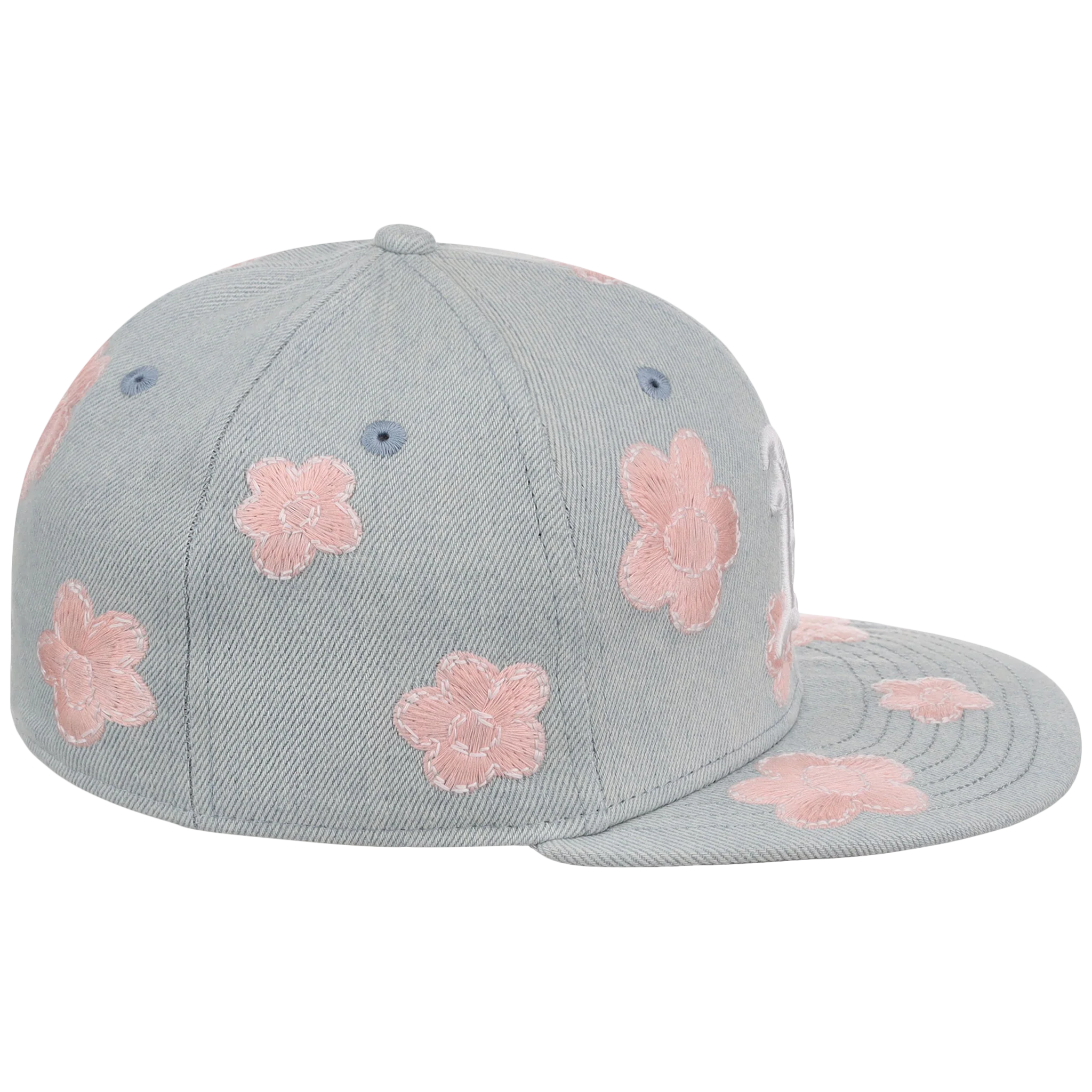 Oakland Athletics MLB Denim Flower New Era 59FIFTY - Image 3