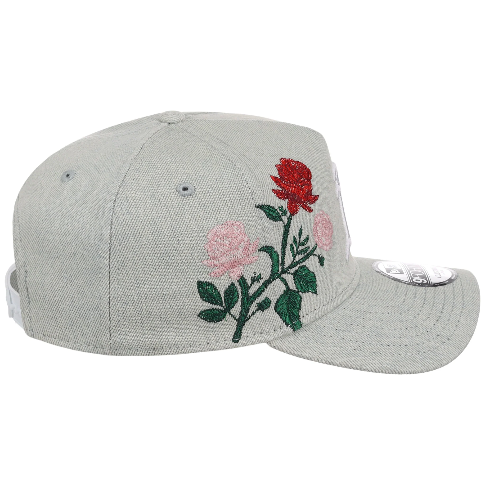 Oakland Athletics MLB Denim Flower New Era 9FORTY - Image 3