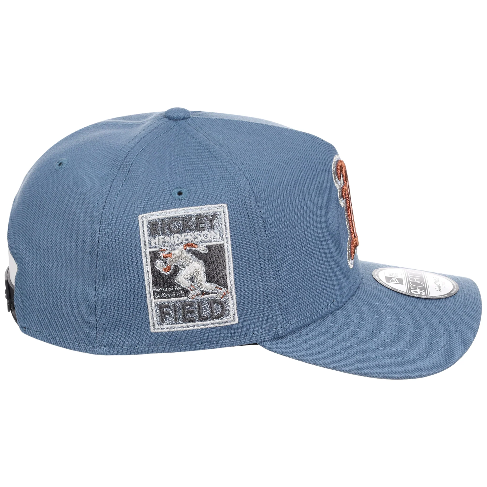 Oakland Athletics MLB Faded Blue New Era 9FORTY - Image 3