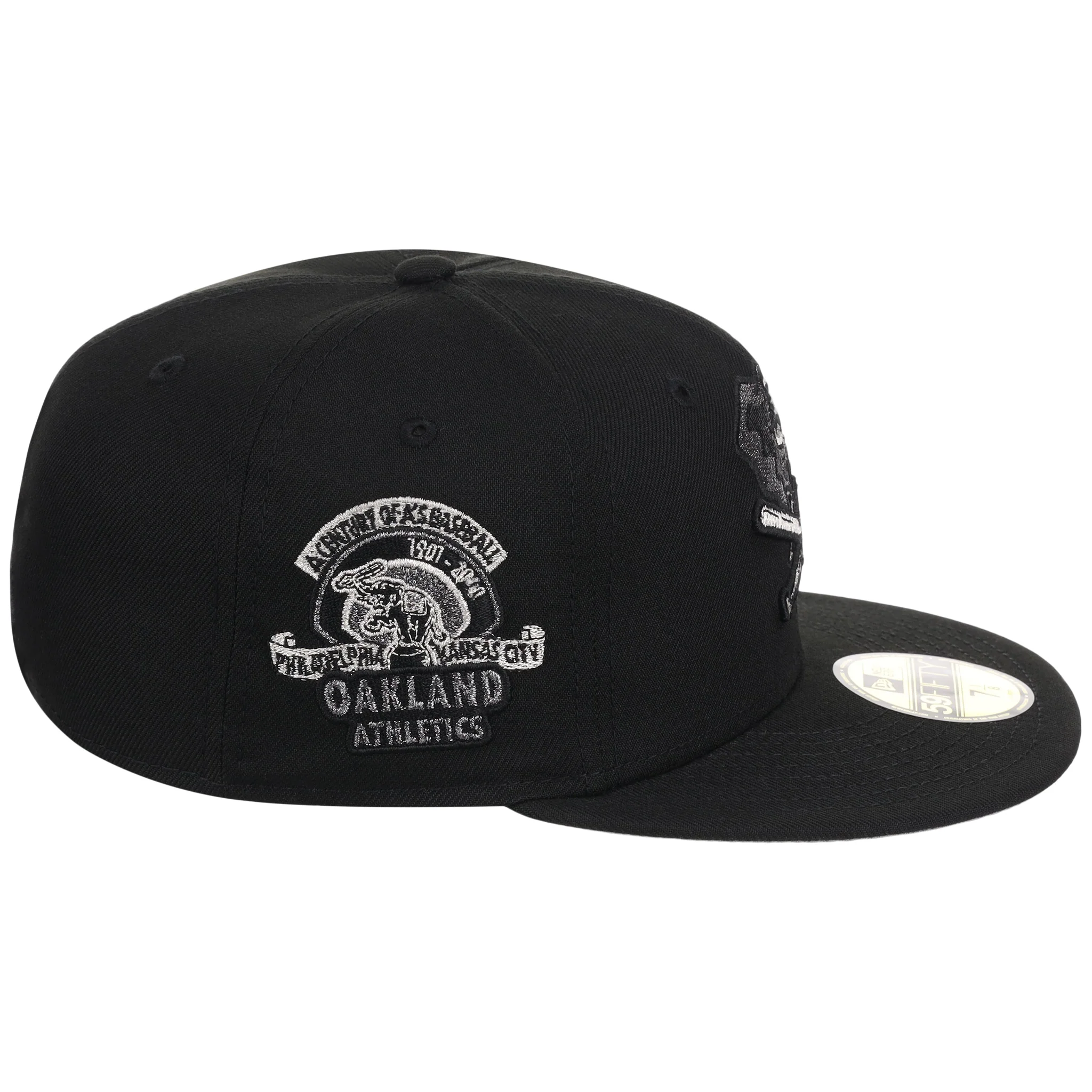 Oakland Athletics MLB Liquid Titanium New Era 59FIFTY - Image 3