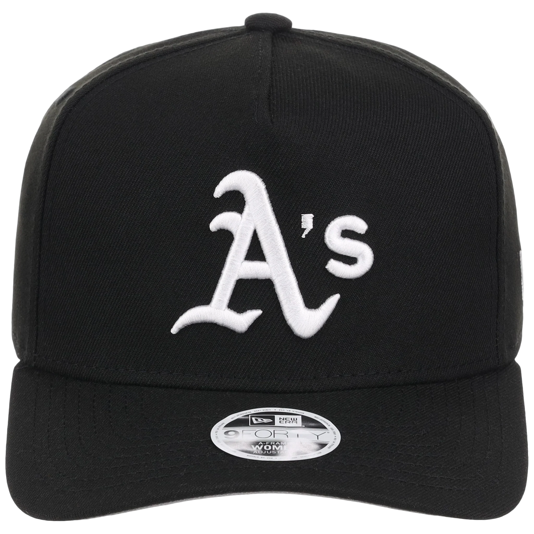Oakland Athletics Women's New Era 9FORTY Black A-Frame - Image 5