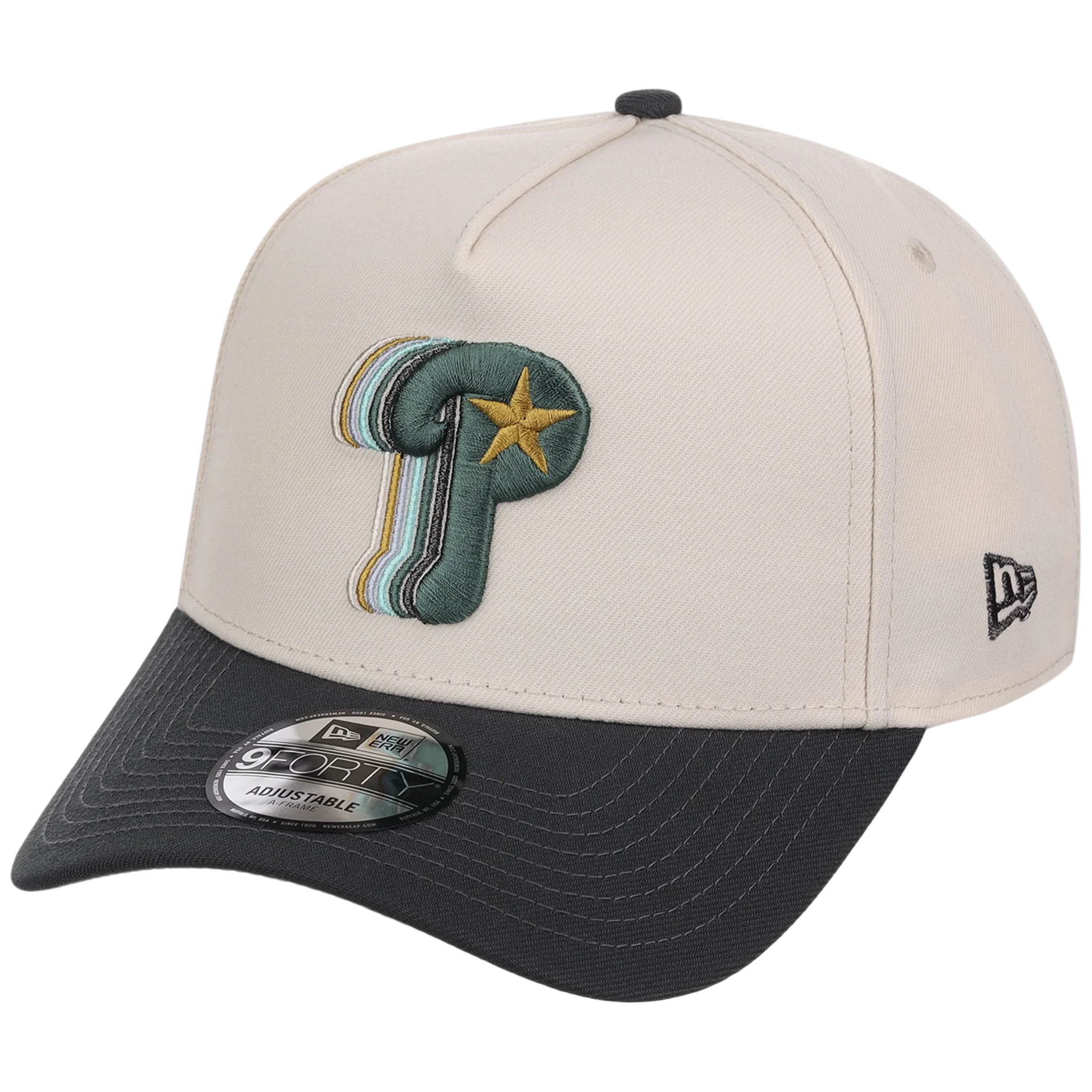 Philadelphia Phillies MLB Cream Clouds New Era 9FORTY - Image 4