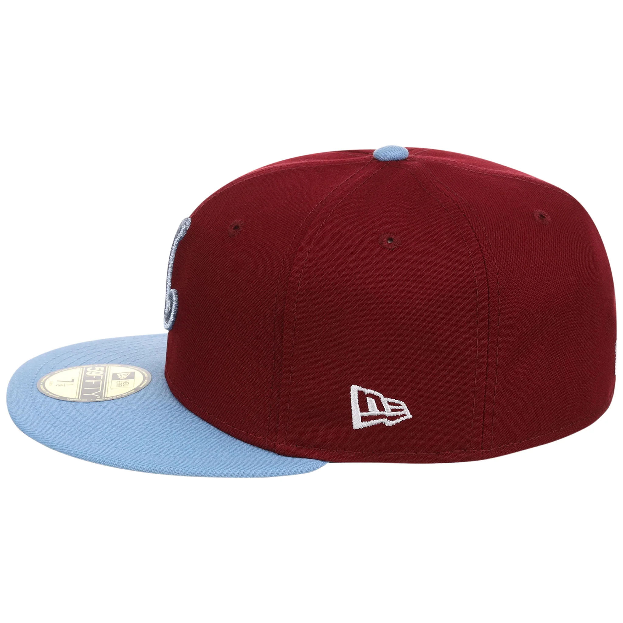 Philadelphia Phillies MLB Flipmode 2.0 New Era 59FIFTY (Cardinal/Sky/Gray) - Image 6