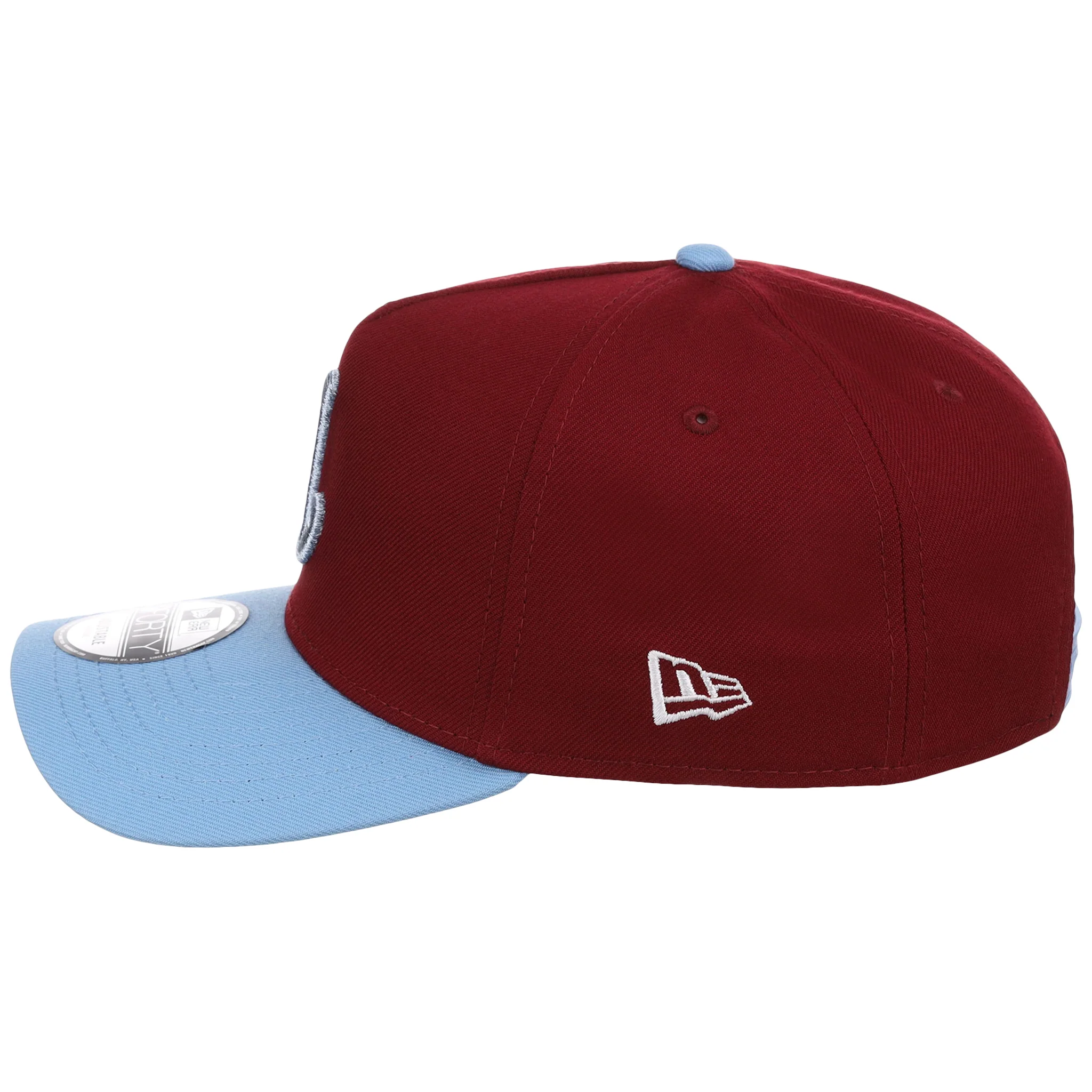Philadelphia Phillies MLB Flipmode 2.0 New Era 9FORTY A-Frame (Cardinal/Sky/Gray) - Image 6