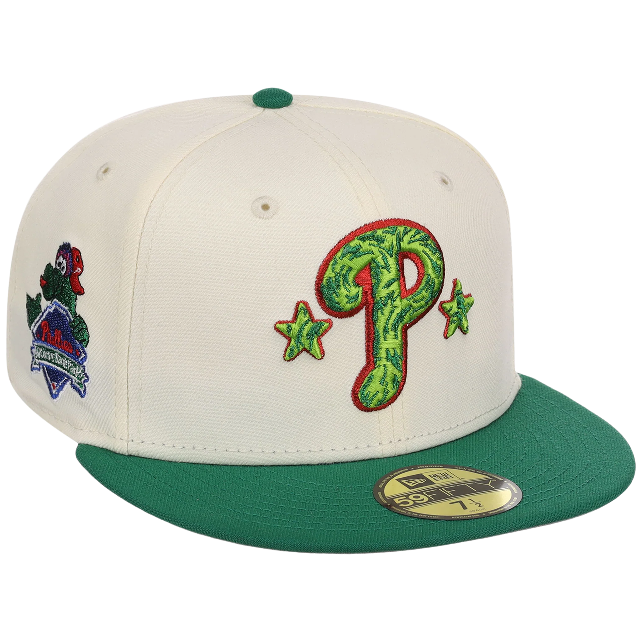 Philadelphia Phillies Philly Crown the City - Fanatic New Era 59FIFTY (Chrome/Green)