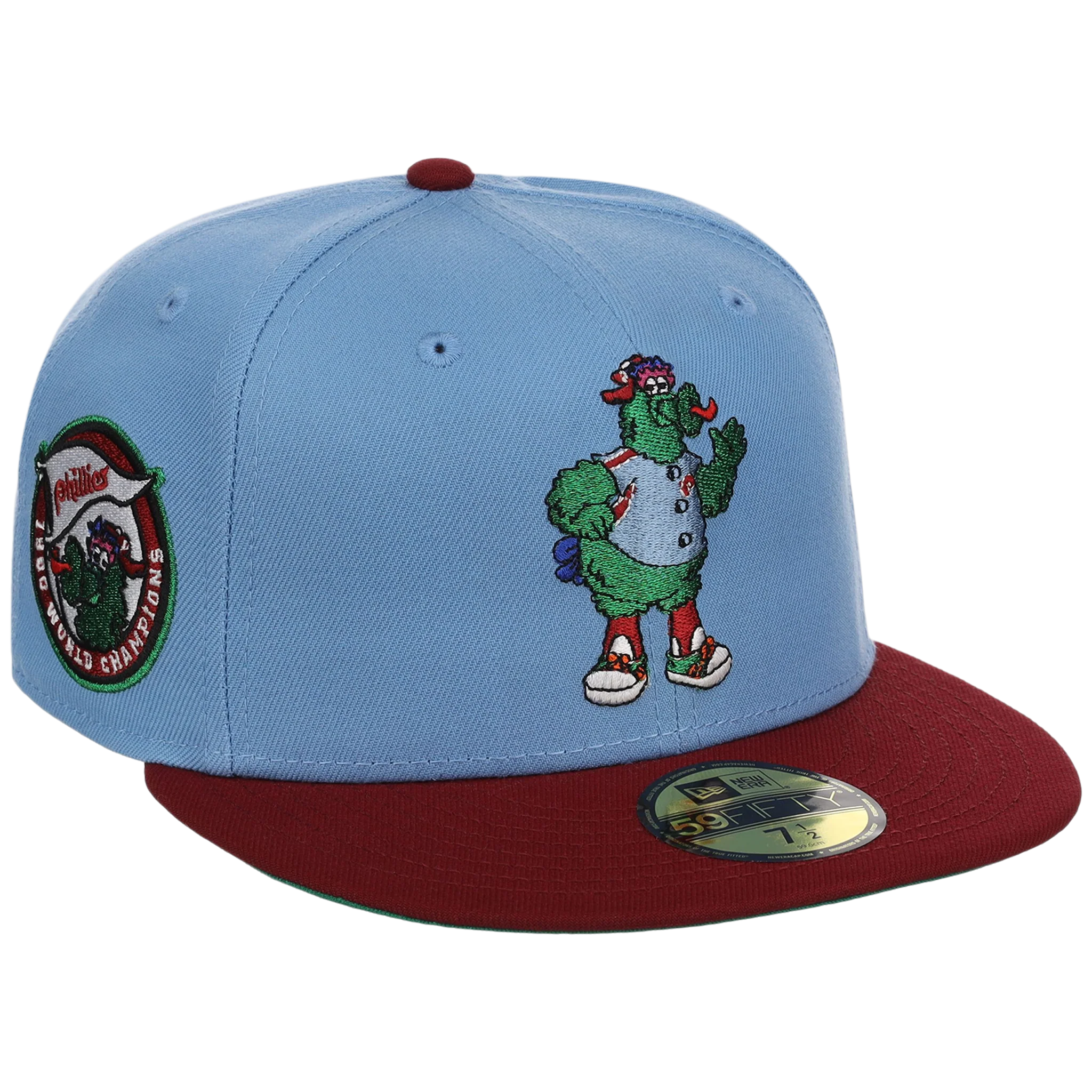 Philadelphia Phillies Philly Crown the City - Fanatic New Era 59FIFTY (Sky/Maroon)