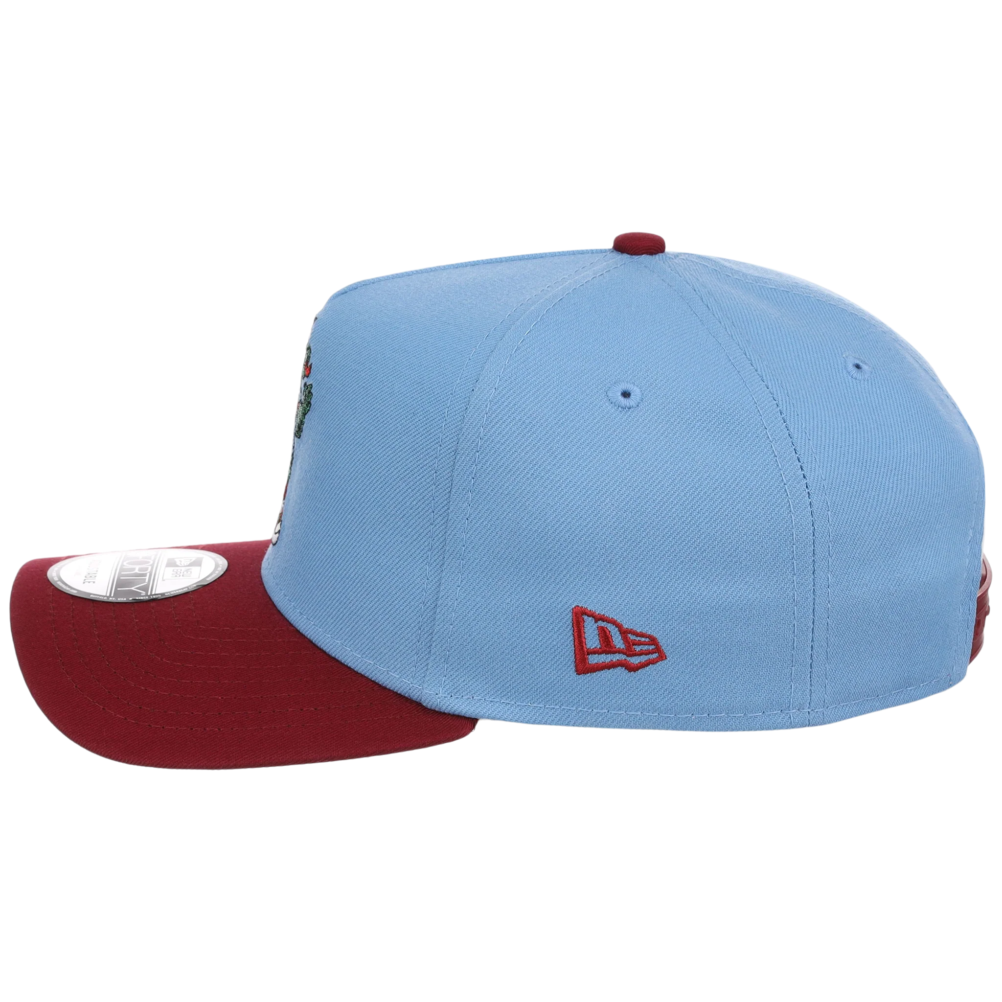 Philadelphia Phillies Philly Crown the City - Fanatic New Era 9FORTY (Sky/Maroon) - Image 6