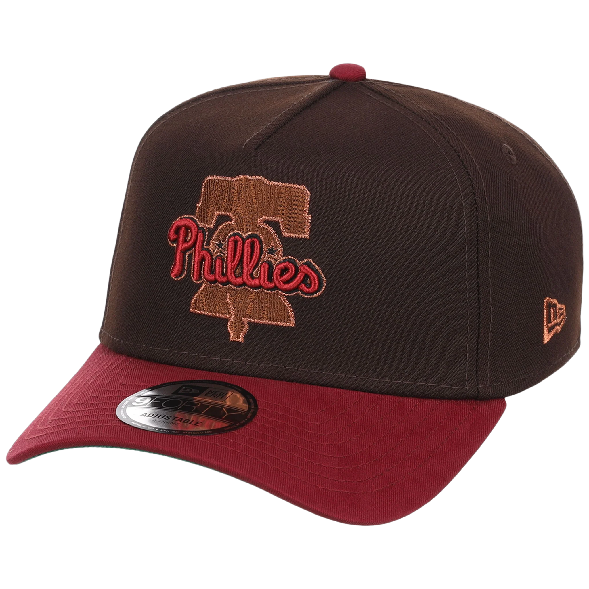 Philadelphia Phillies Philly Crown the City - Liberty Bell New Era 9FORTY (Black/Maroon) - Image 4