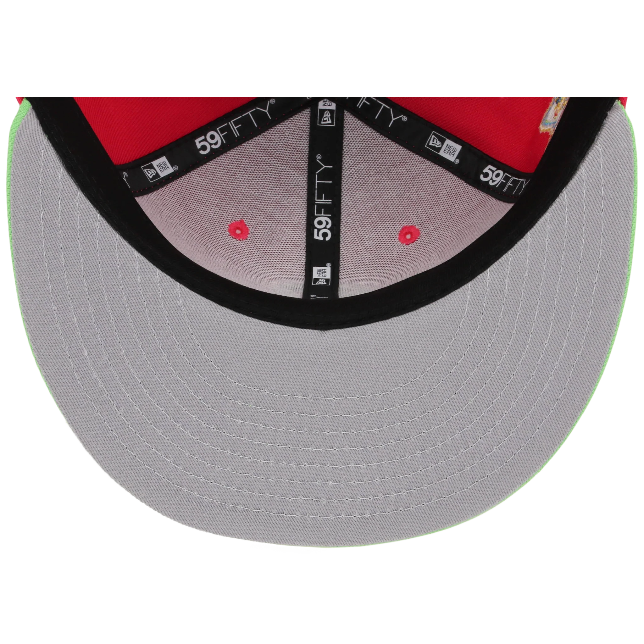 Philadelphia Phillies Philly Crown the City - Prince New Era 59FIFTY (Pink/Neon Green) - Image 2