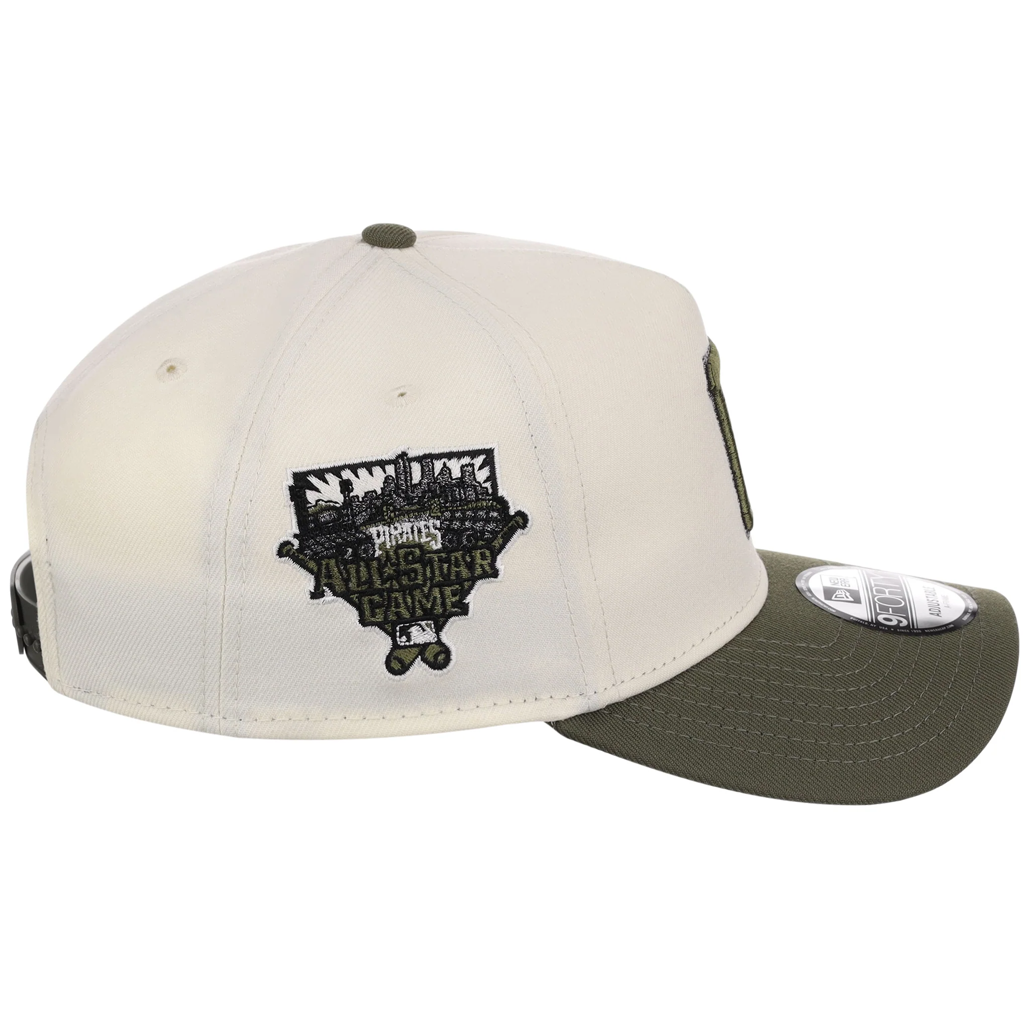 Pittsburgh Pirates MLB Chrome Olive New Era 9FORTY - Image 3
