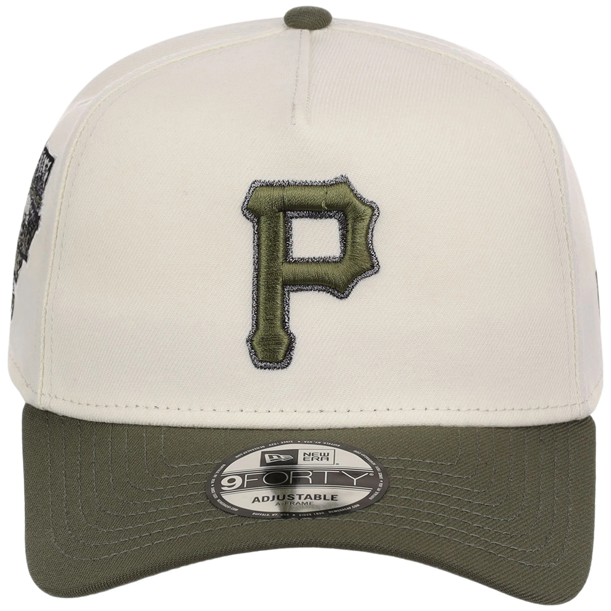 Pittsburgh Pirates MLB Chrome Olive New Era 9FORTY - Image 5