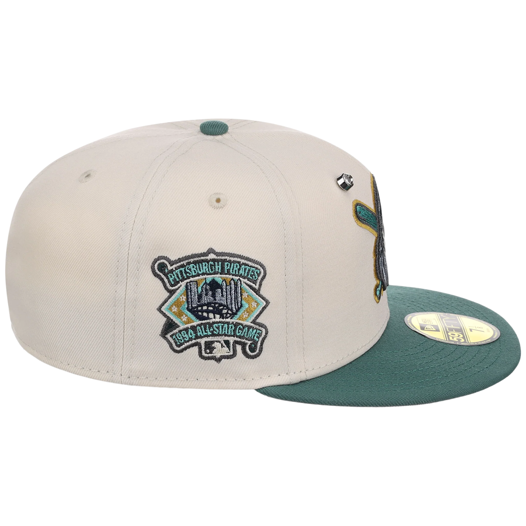 Pittsburgh Pirates MLB Cream Lichen New Era 59FIFTY - Image 3