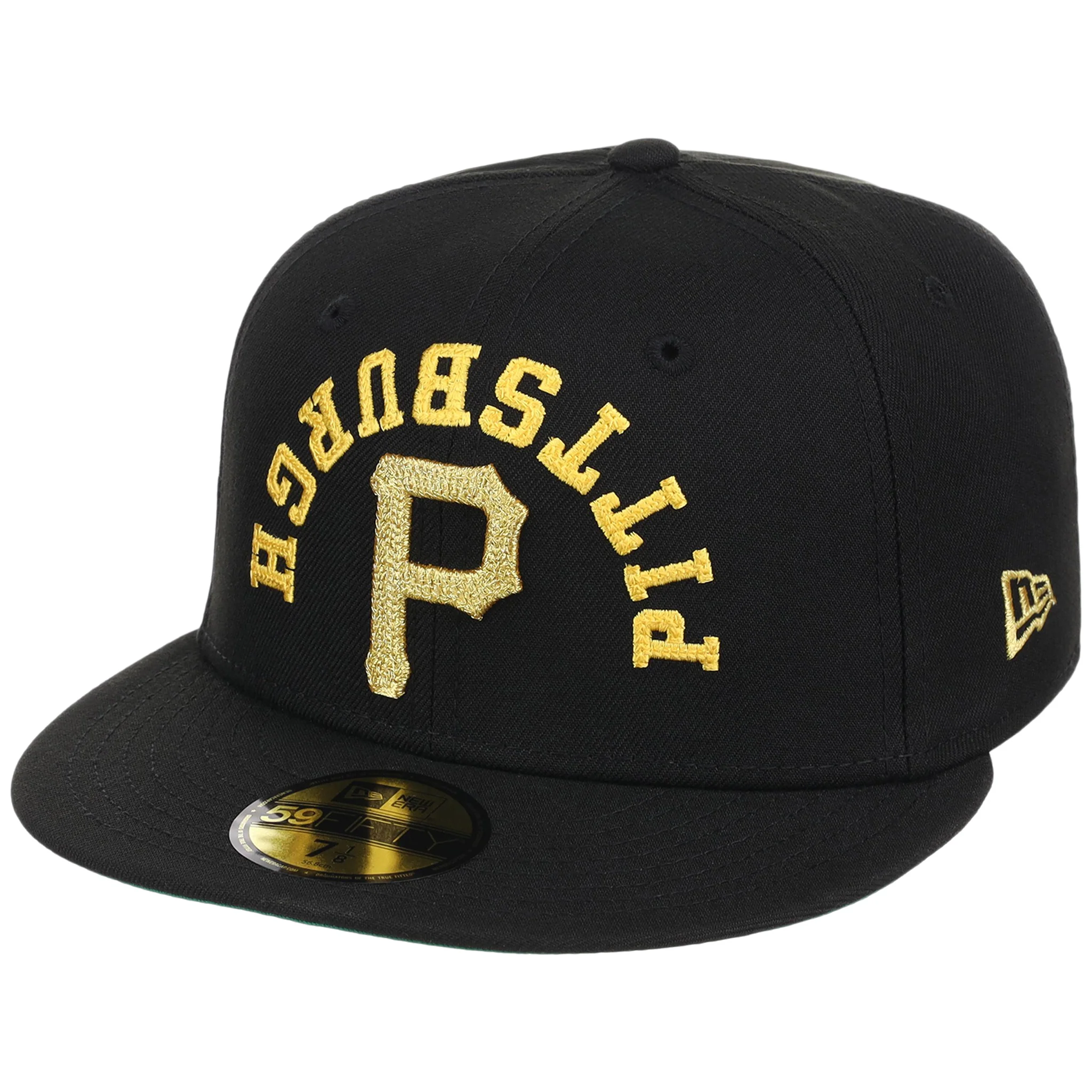 Pittsburgh Pirates MLB Flipmode 2.0 New Era 59FIFTY (Black/Black/Kelly Green) - Image 4