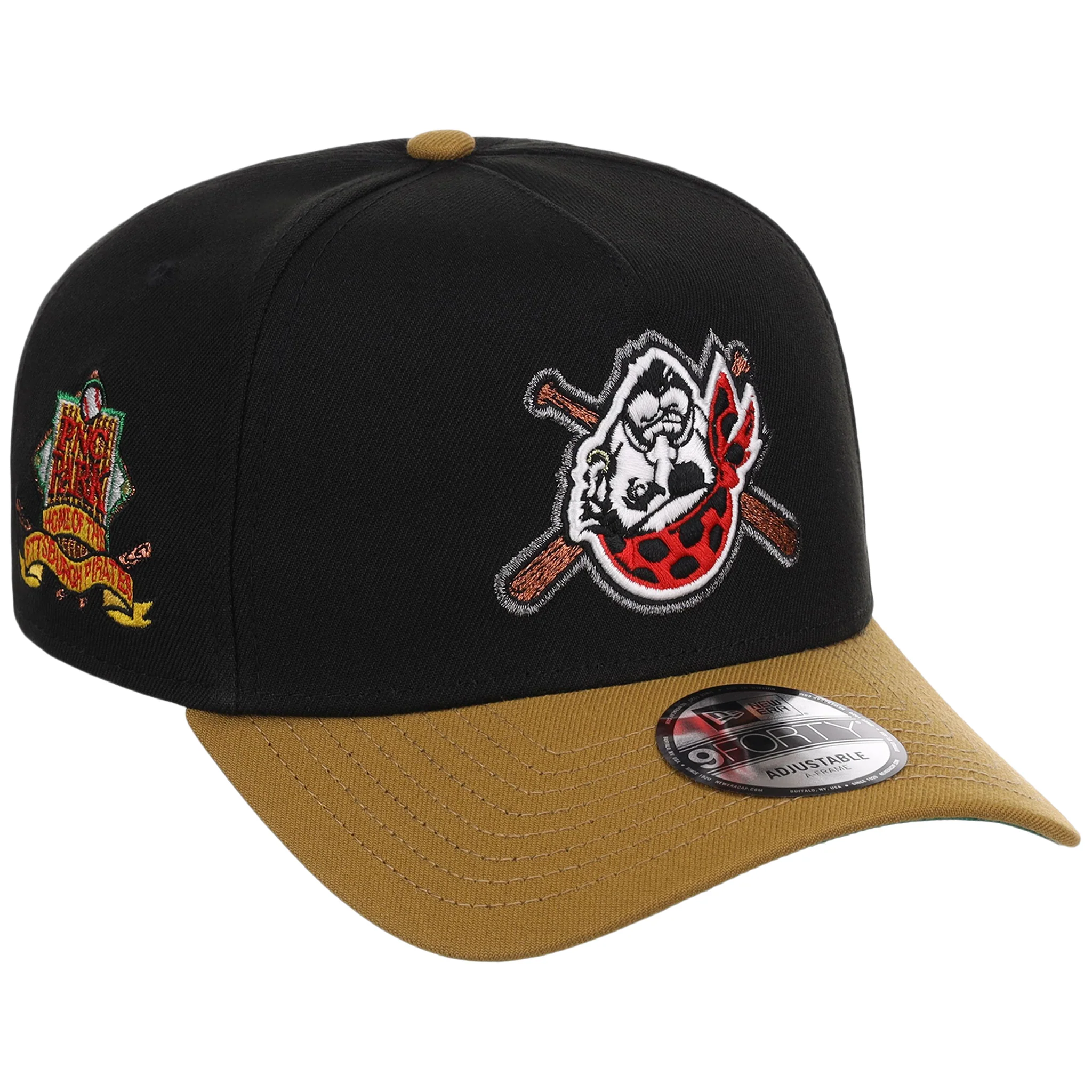 Pittsburgh Pirates MLB Flipmode 2.0 New Era 9FORTY A-Frame (Black/Gold/Gray)