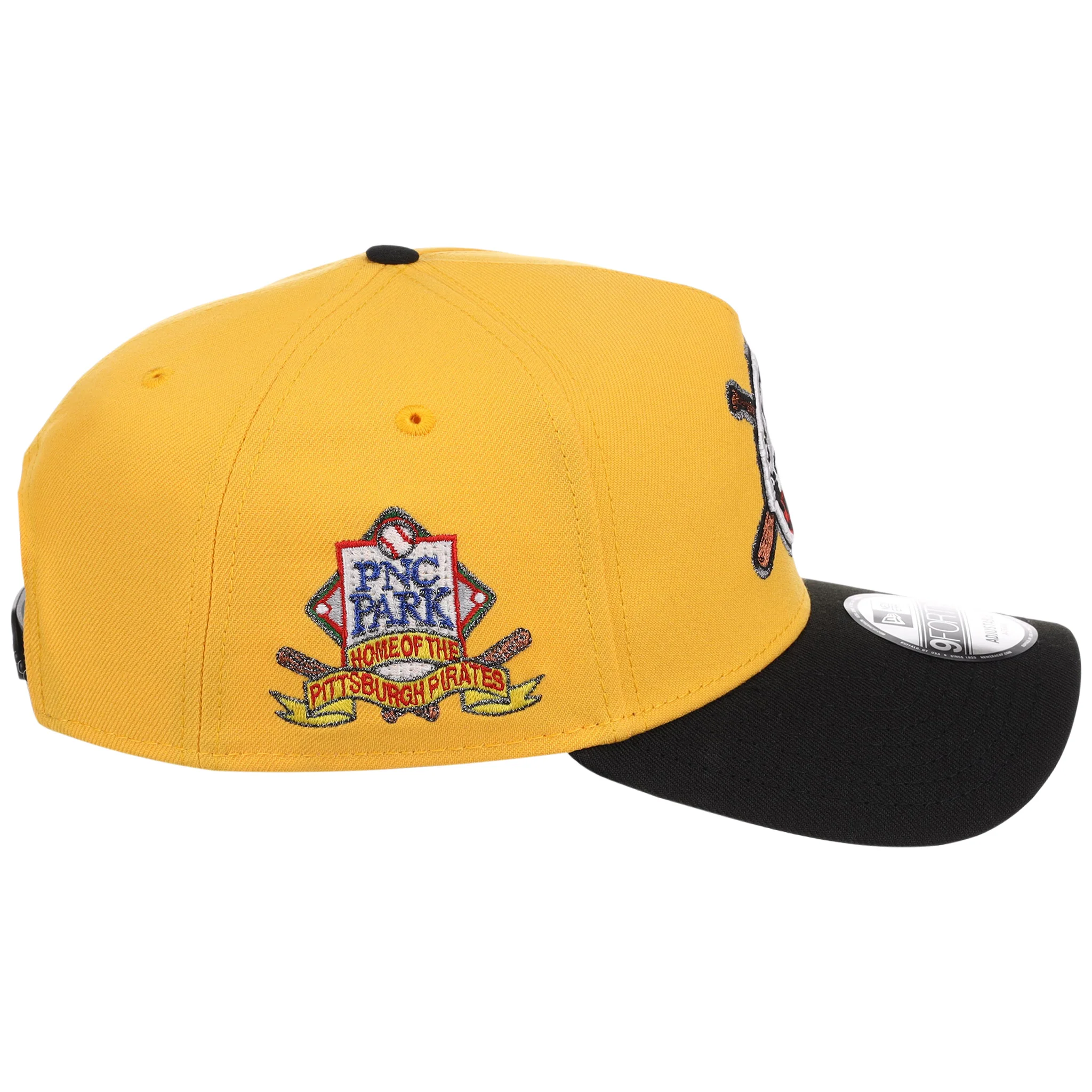 Pittsburgh Pirates MLB Flipmode 2.0 New Era 9FORTY A-Frame (Yellow/Black/Gray) - Image 3