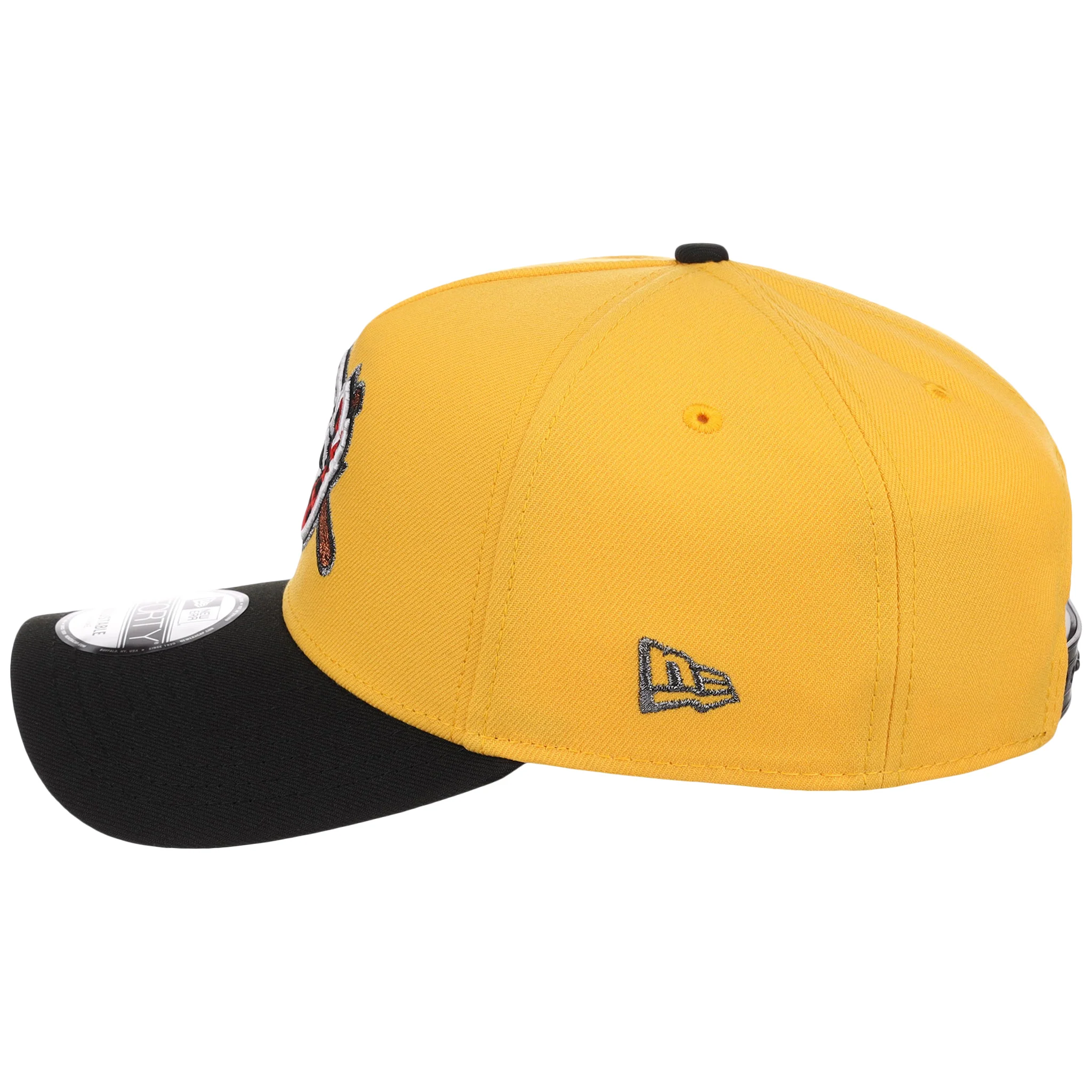 Pittsburgh Pirates MLB Flipmode 2.0 New Era 9FORTY A-Frame (Yellow/Black/Gray) - Image 6