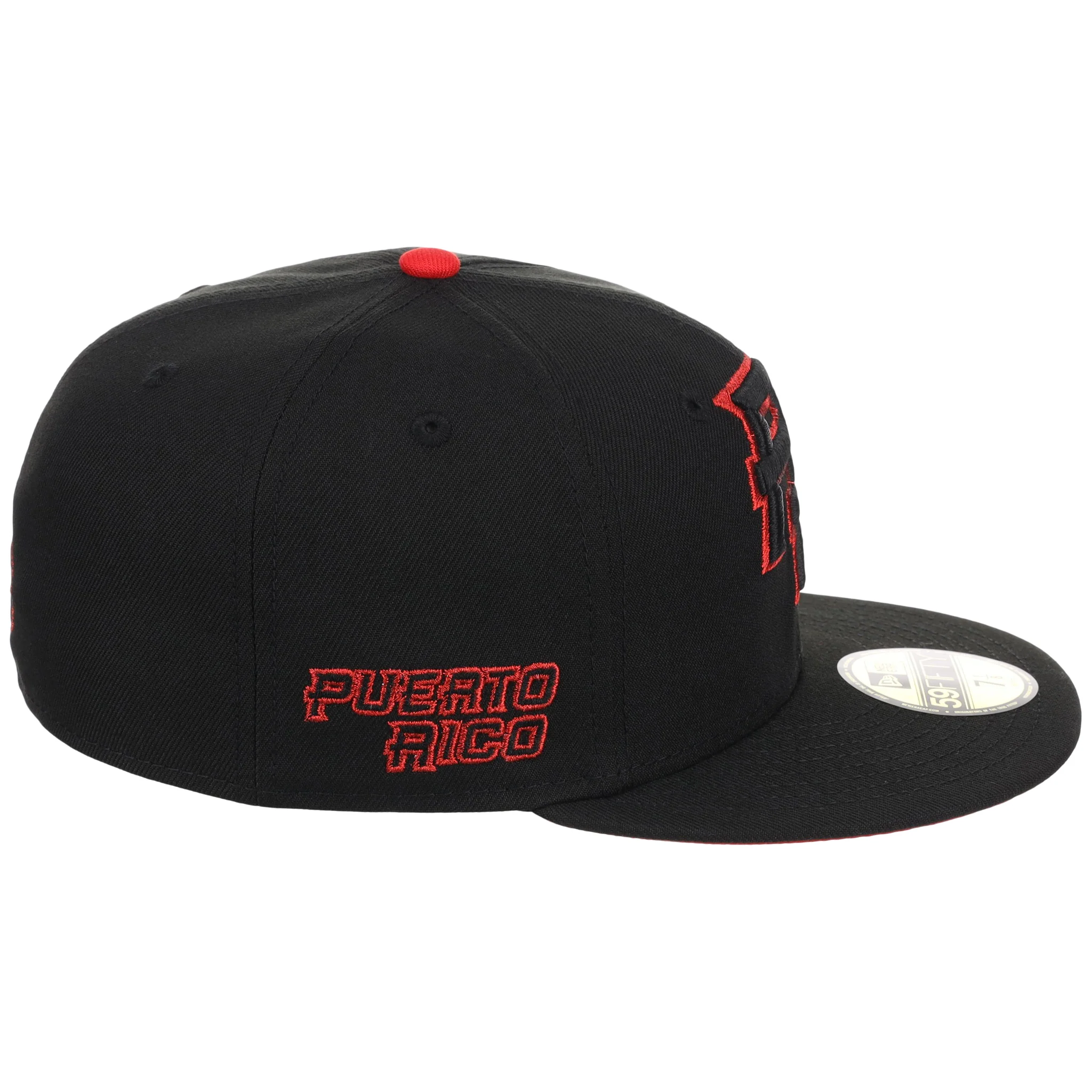 Puerto Rico Crown the Country New Era 59FIFTY (Black/Black) - Image 3