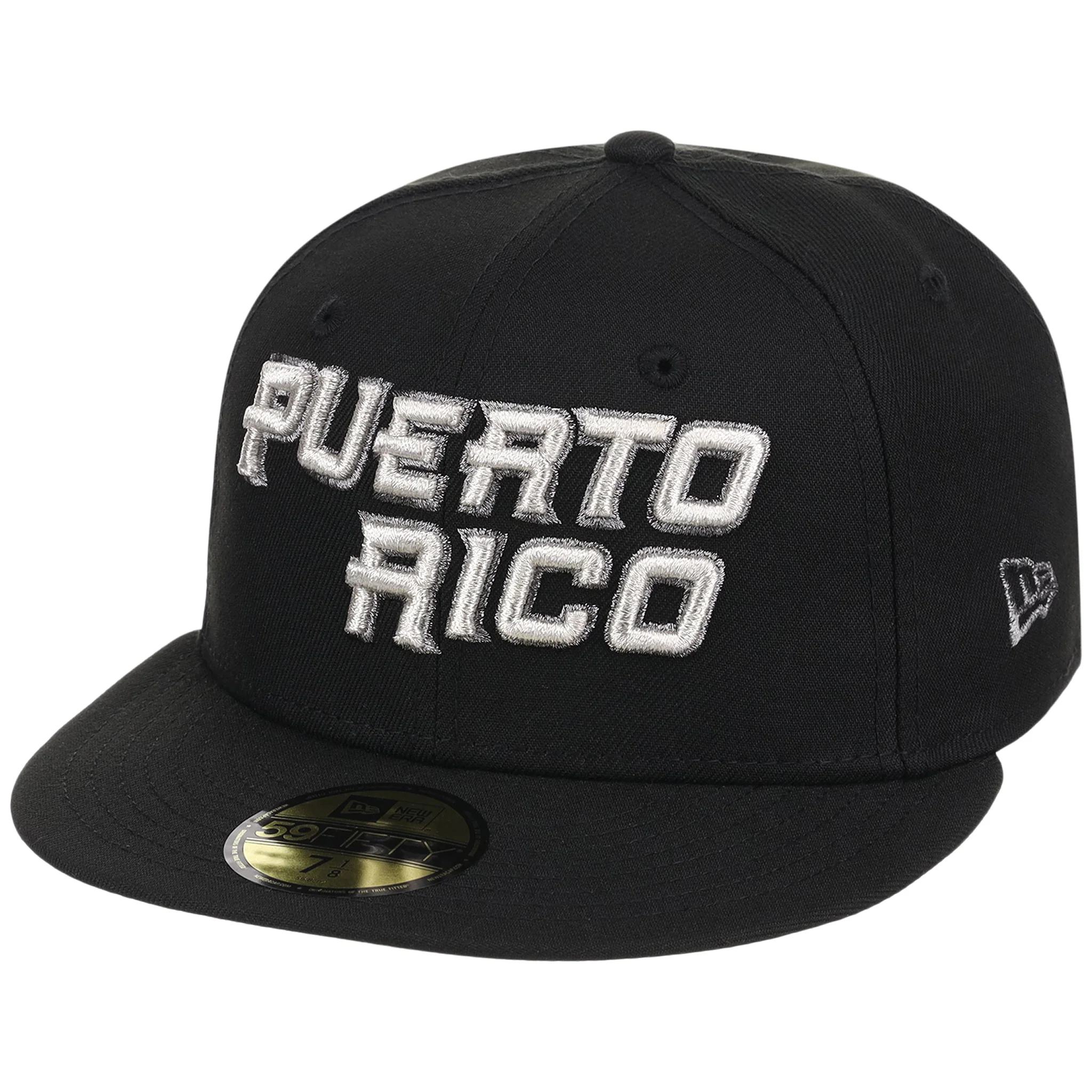 Puerto Rico Crown the Country New Era 59FIFTY (Black/Black) - Image 4