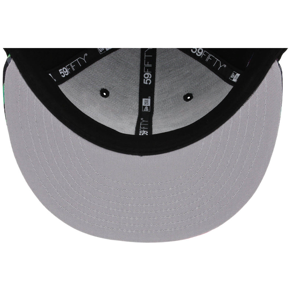 Puerto Rico Crown the Country New Era 59FIFTY (Black/Floral) - Image 2