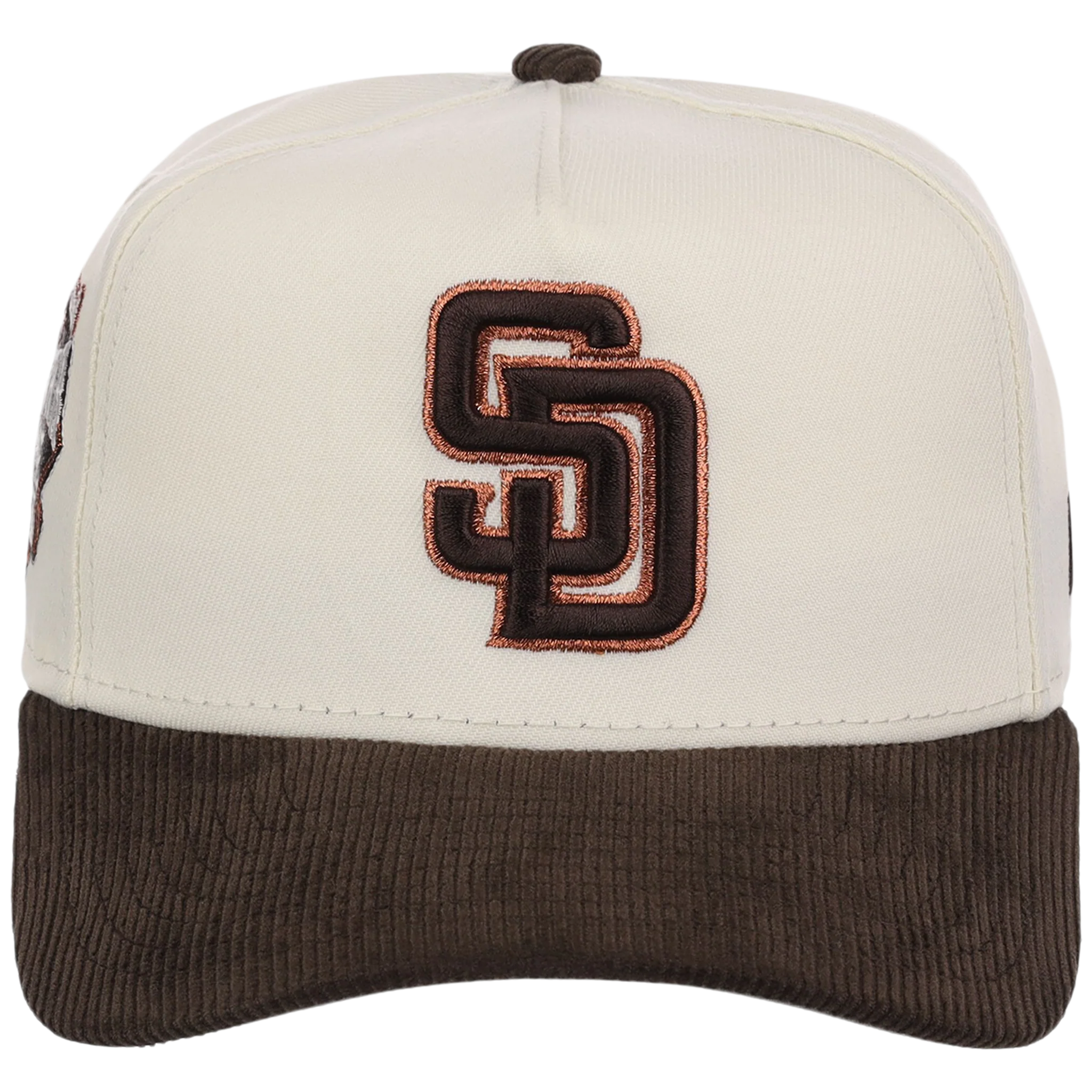 San Diego Padres MLB Chrome Walnut Cord New Era 59FORTY - Image 5