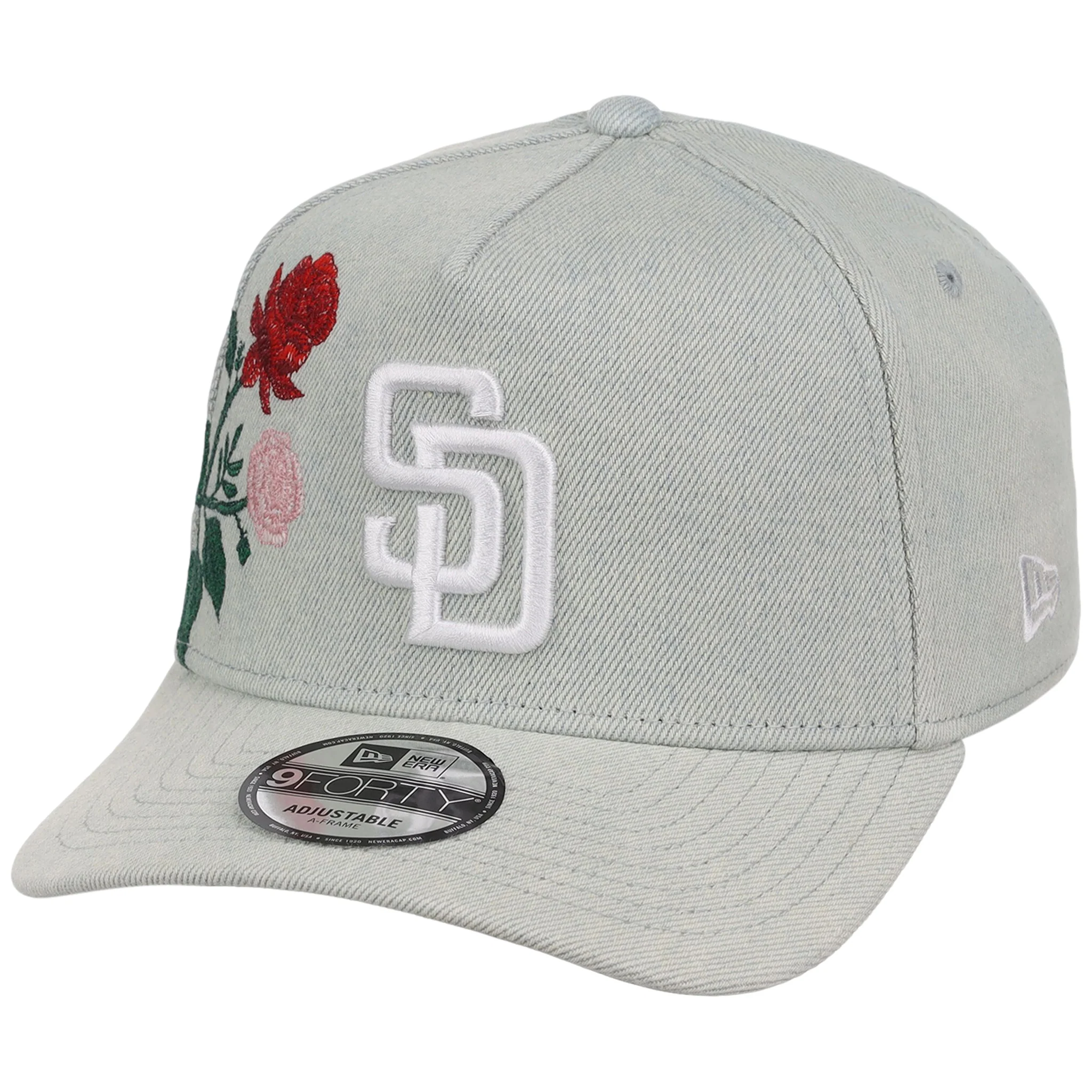 San Diego Padres MLB Denim Flower New Era 9FORTY - Image 4