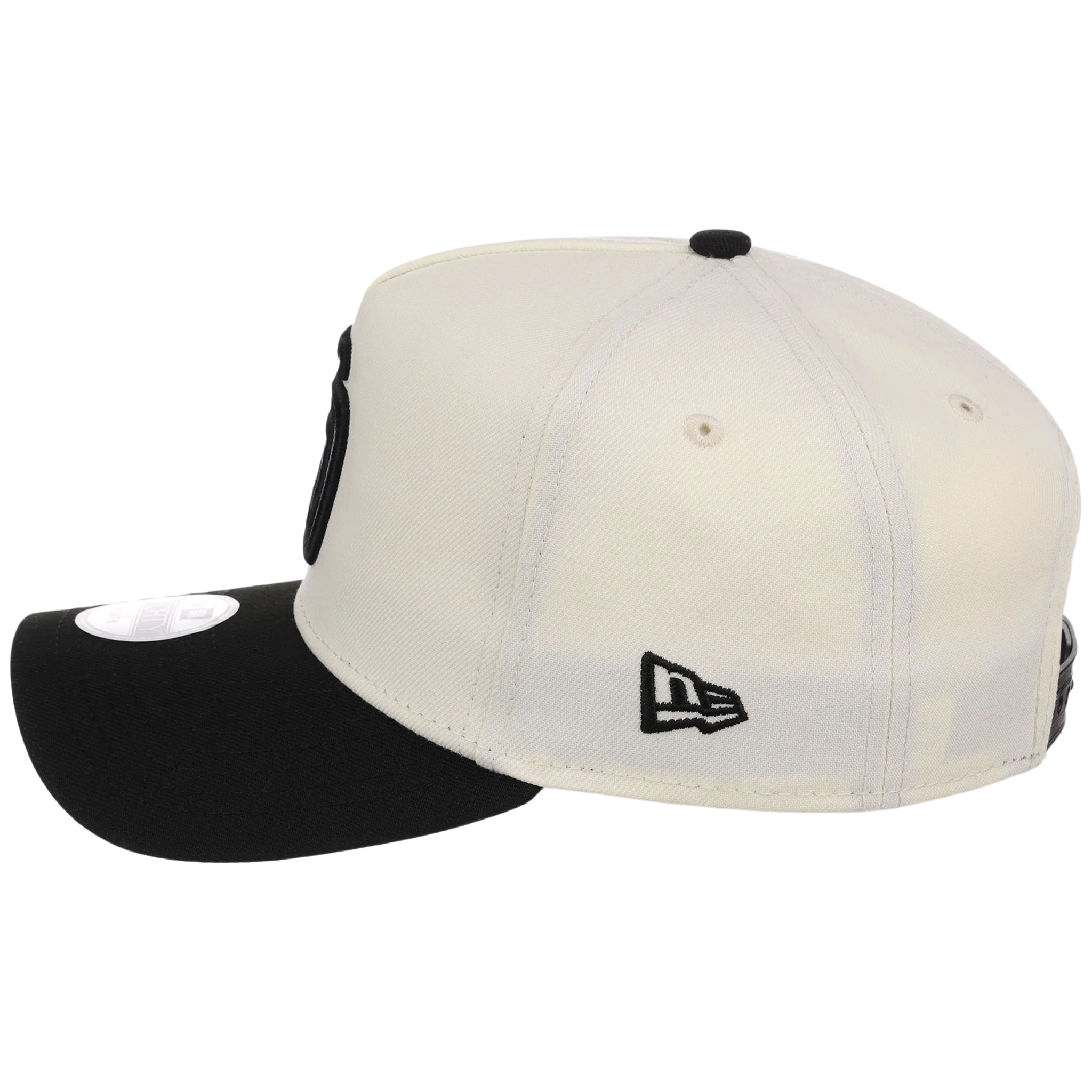San Diego Padres Women's New Era 9FORTY Chrome x Black A-Frame - Image 6